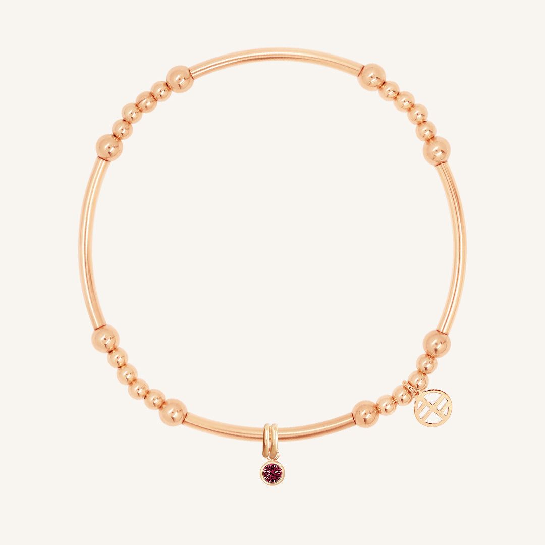 Birthstone Bracelet for Women - Personalized Aura Crystal Jewelry for Gifts, Healing & Spiritual Energy - Perfect for Birthdays, Anniversaries & Meditation