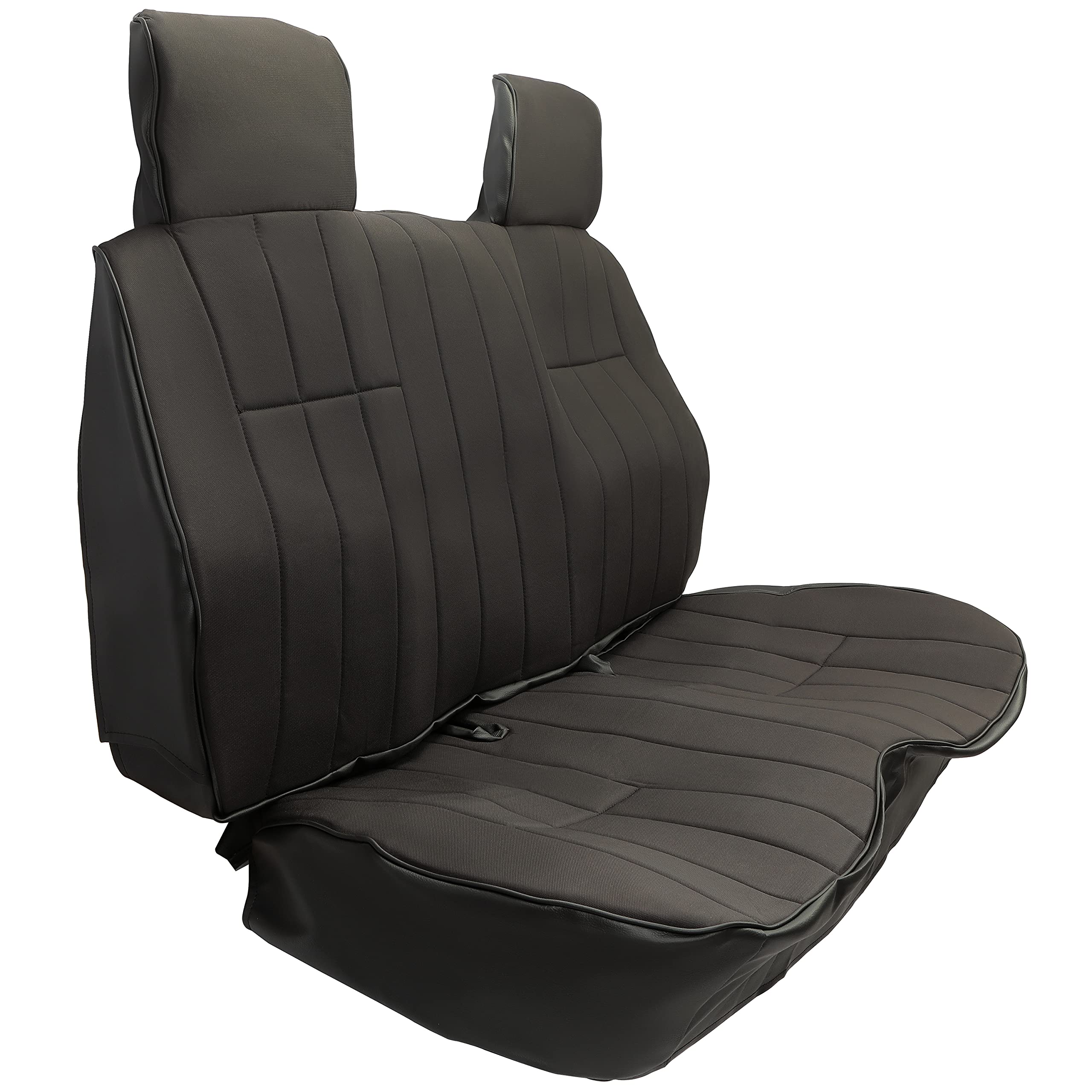 Kojem Black Bench Seat Cover - Compatible with 1987-1993 Toyota Pickup SR5/DLX Extended & Base Standard Cab - Heavy Duty Truck Seat Protector for Work & Daily Driving