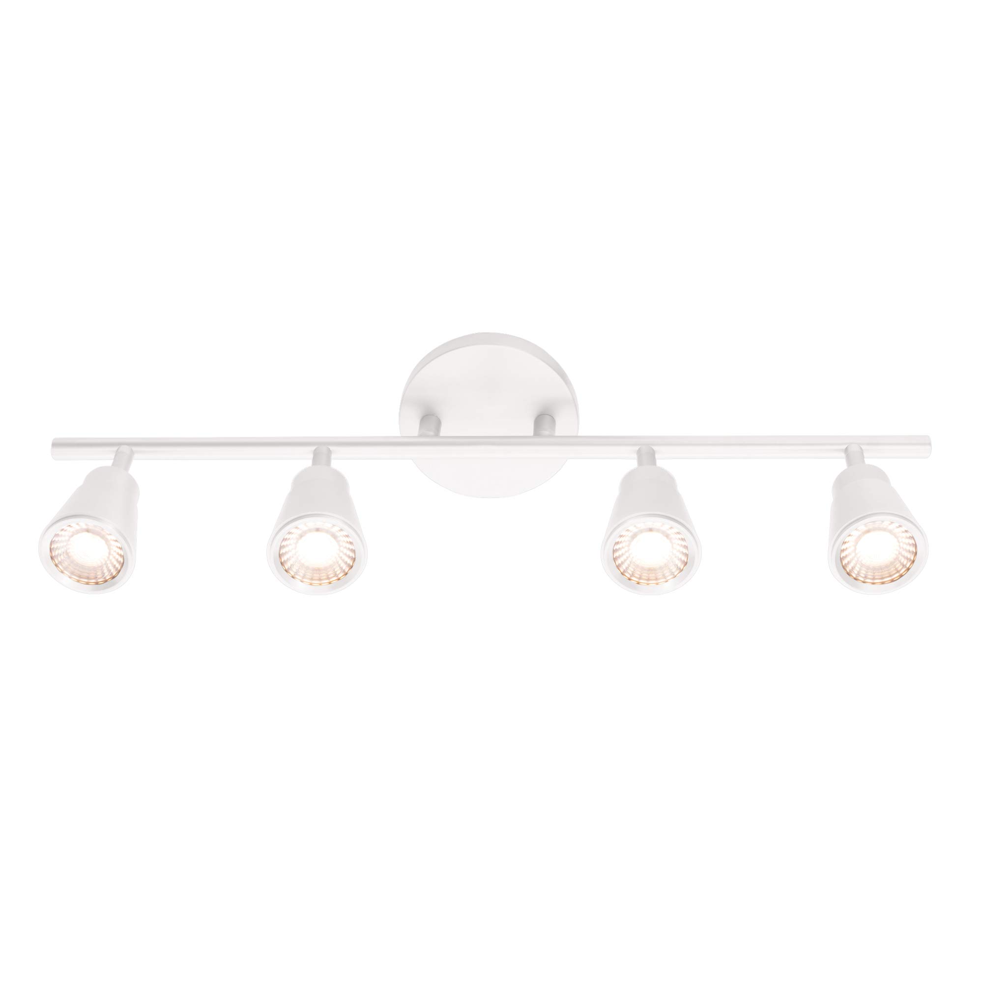 WAC Lighting Solo 4-Light LED Energy Star Certified Fixed Rail System 3000K Warm White - Perfect for Kitchen, Dining Room & Retail Lighting