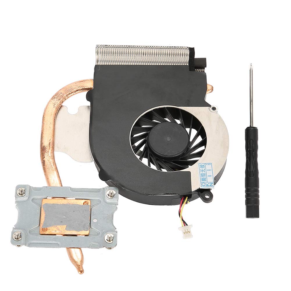 Wendry 1500RPM CPU Cooling Fan with 3-Pin Connector - Compatible with HP Compaq CQ43 CQ57 431 630 631 Laptops - Quiet Computer Heatsink Replacement for Home Office & Gaming PCs