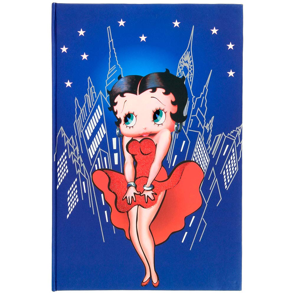 Betty Boop Manhattan A5 Notebook - Stylish Spiral Bound Journal for Writing, Note Taking & Planning - Perfect for School, Office & Travel