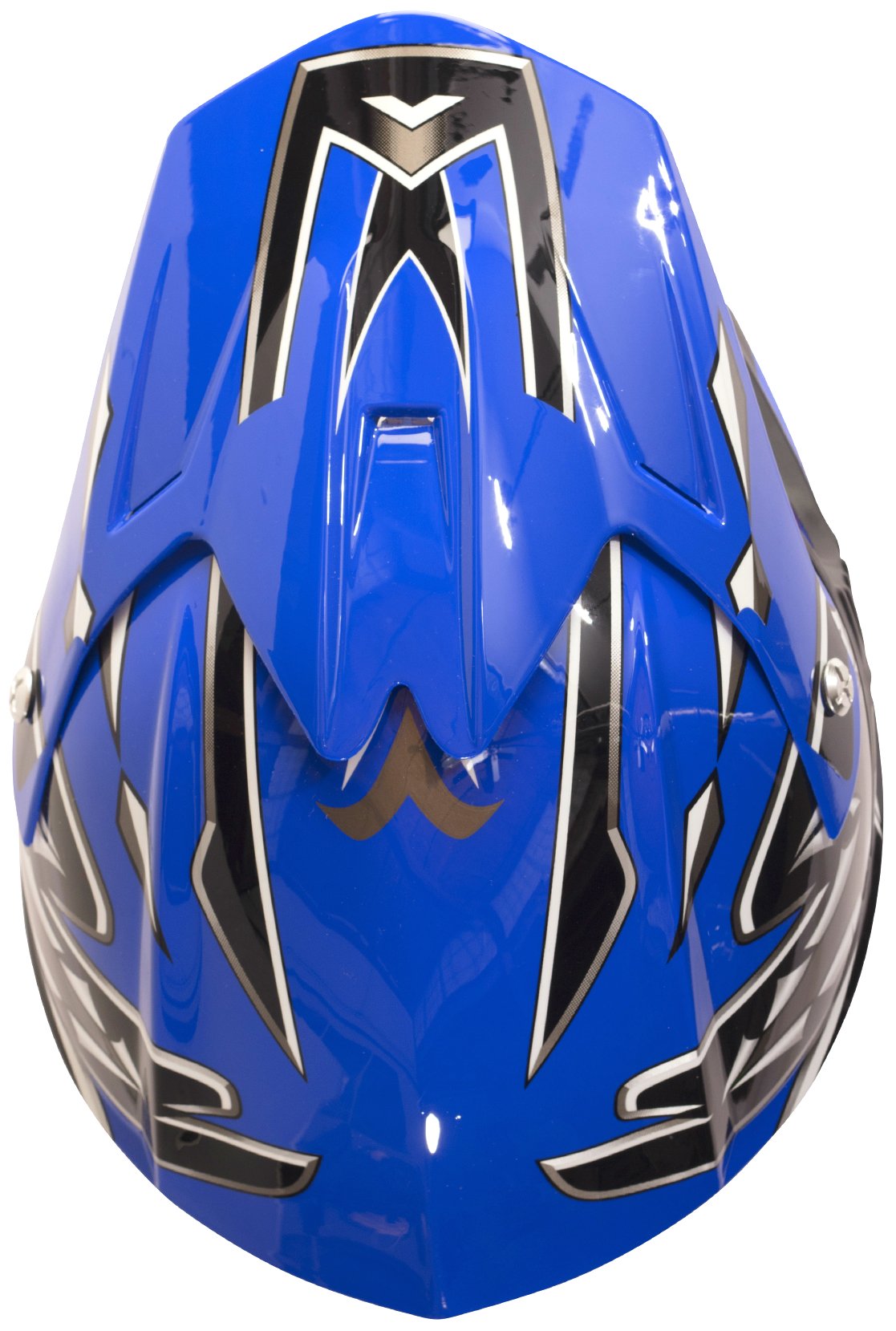 Typhoon Kids Pee Wee Off-Road Motocross Gear Set - Youth MX Helmet, Gloves, Goggles & Chest Protector (Blue, Medium) | Perfect for Dirt Bike Racing & Trail Riding