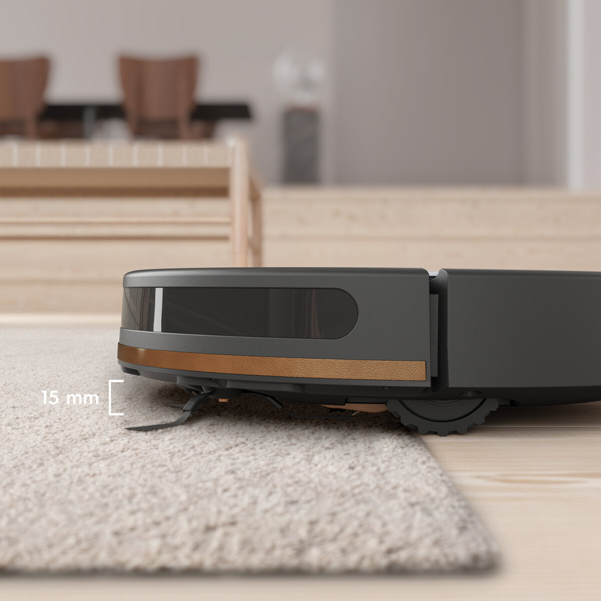 Electrolux EFR31221 UltimateHome 300 Robot Vacuum and Mop Combo - Smart WiFi Connected, Self-Charging, 120min Runtime, Ideal for Hardwood Floors & Pet Hair Cleaning (Blue) | Perfect for Large Homes & Busy Families