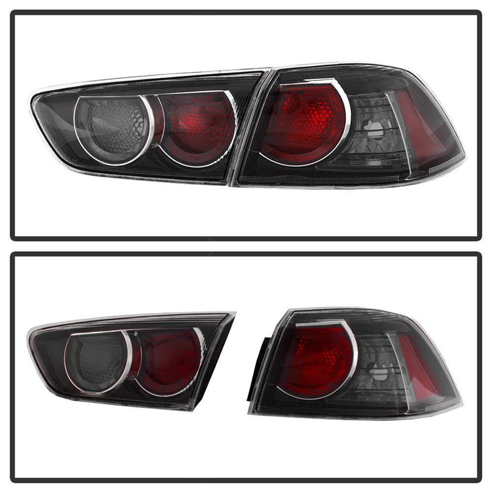 OEM Style Rear Brake Tail Lights for Mitsubishi Lancer 2008-2015 - Perfect for Night Driving & Enhanced Safety