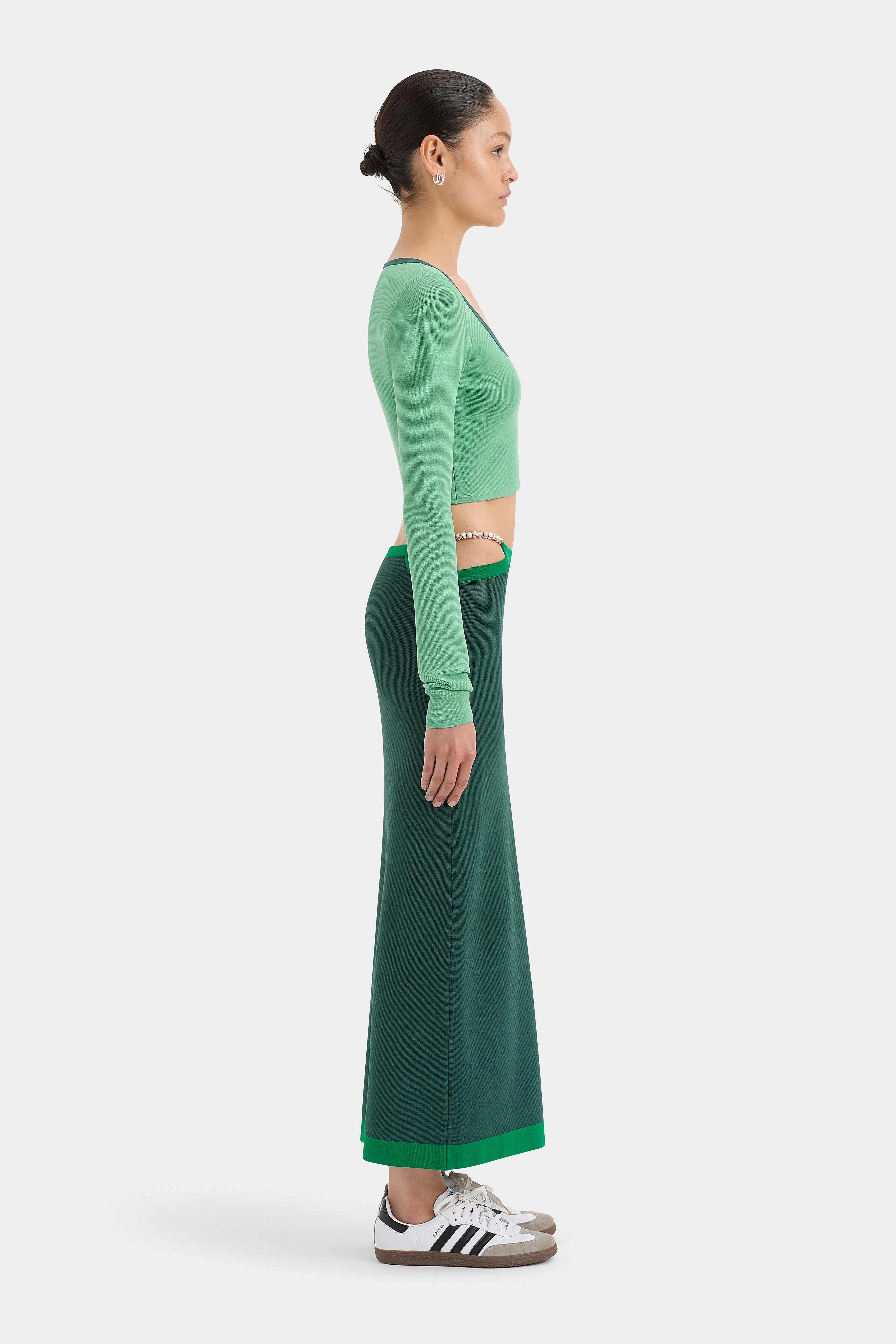 Salvador Long Sleeve Crop Top for Women | Fashionable Casual & Party Wear | Perfect for Layering, Date Nights & Weekend Outfits