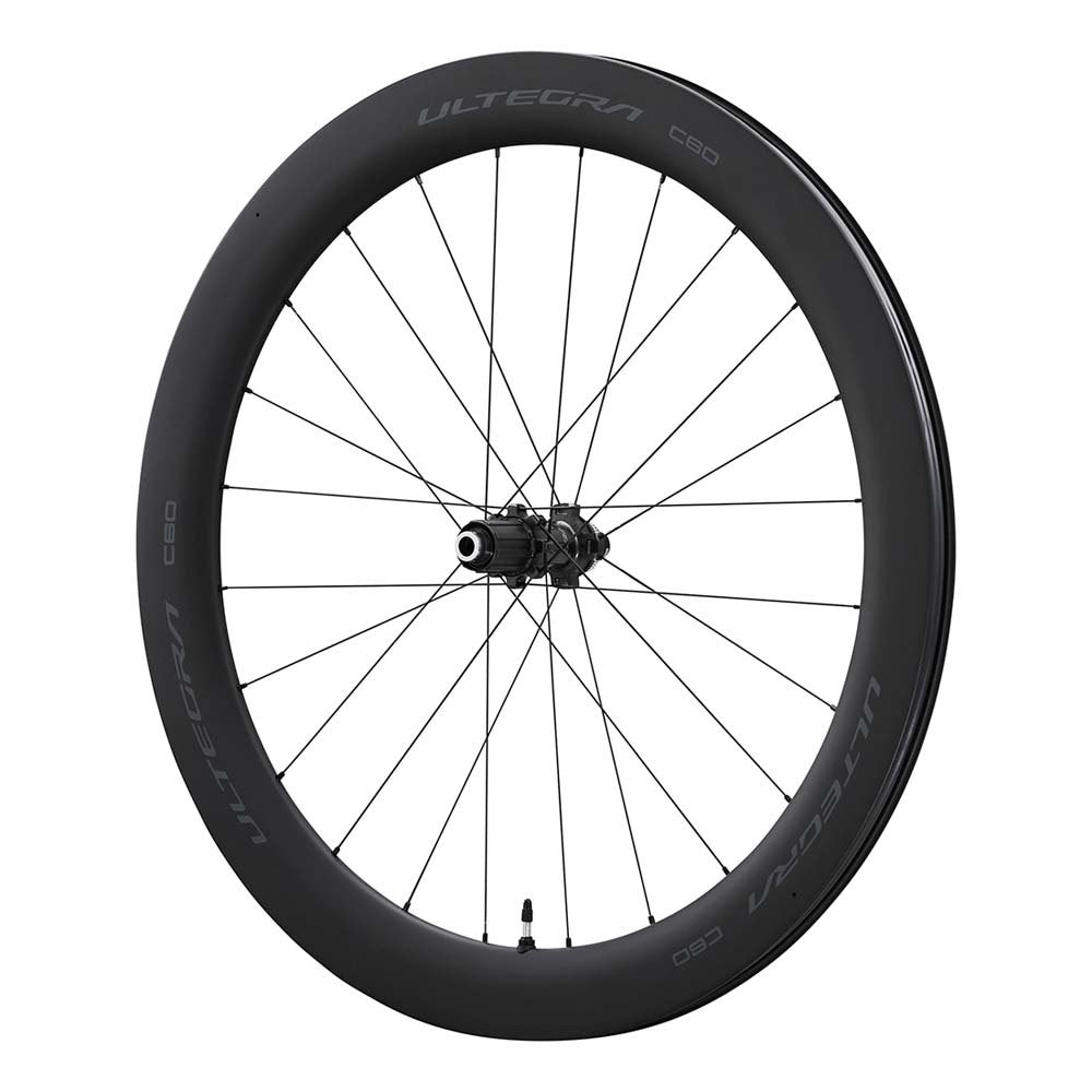 Shimano Ultegra R8170 C50 Disc Brake Carbon Clincher Wheelset - 50mm Depth, 11/12 Speed, 12x142mm Rear - Perfect for Road Racing, Triathlon & High-Performance Cycling