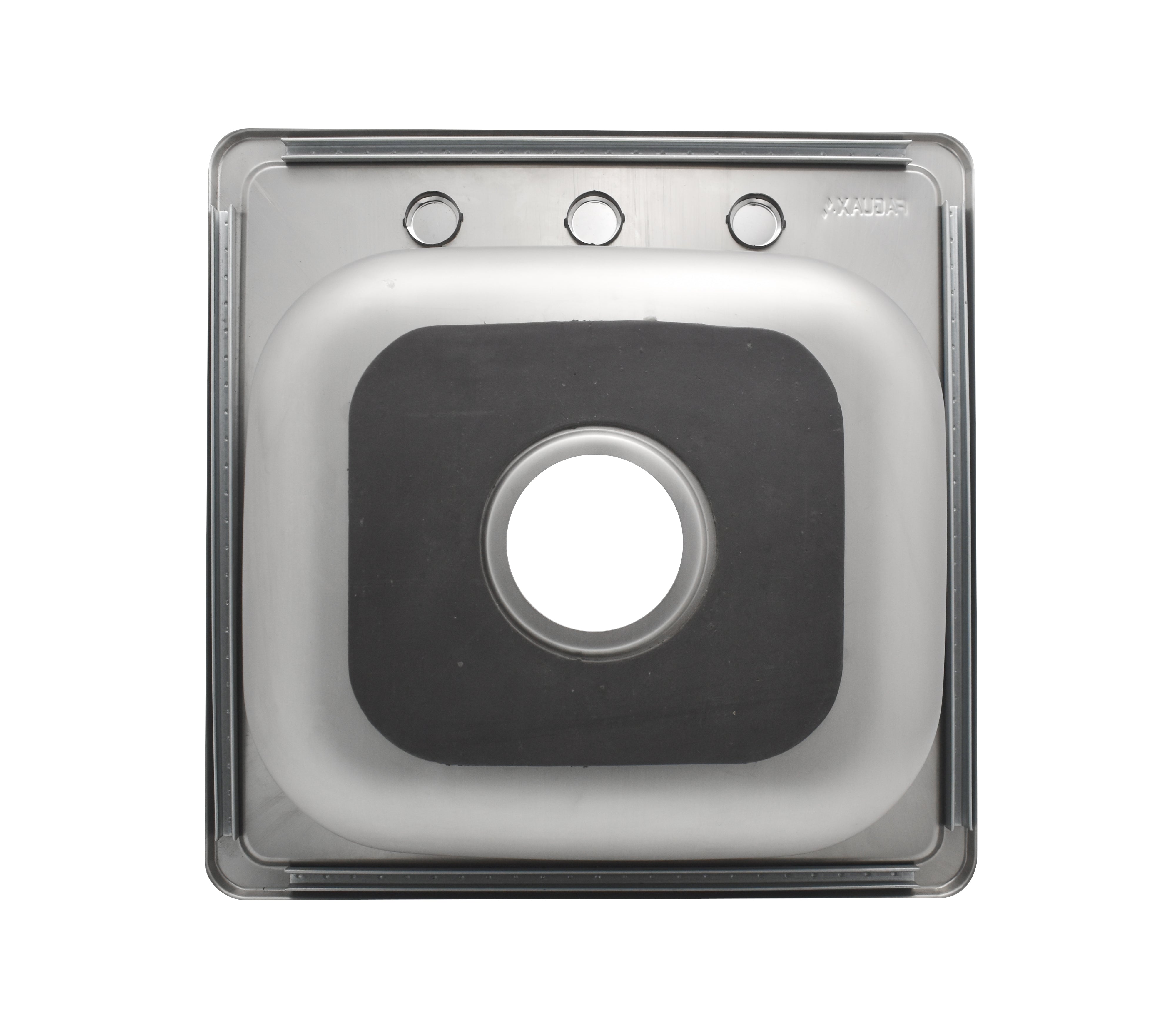 Faguax 480x480x150 Stainless Steel Single Bowl Kitchen Sink - Durable & Rustproof for Modern Home Cooking & Dishwashing