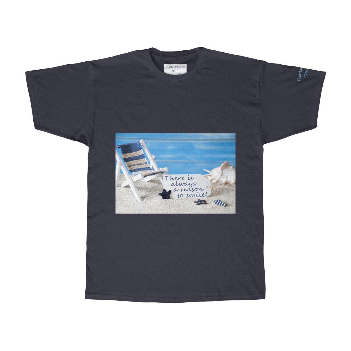 A Reason To Smile T-Shirt - Comfortable Cotton Graphic Tee for Men & Women - Perfect for Casual Wear, Gifts & Everyday Outfits