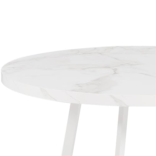 Faux Marbled & White