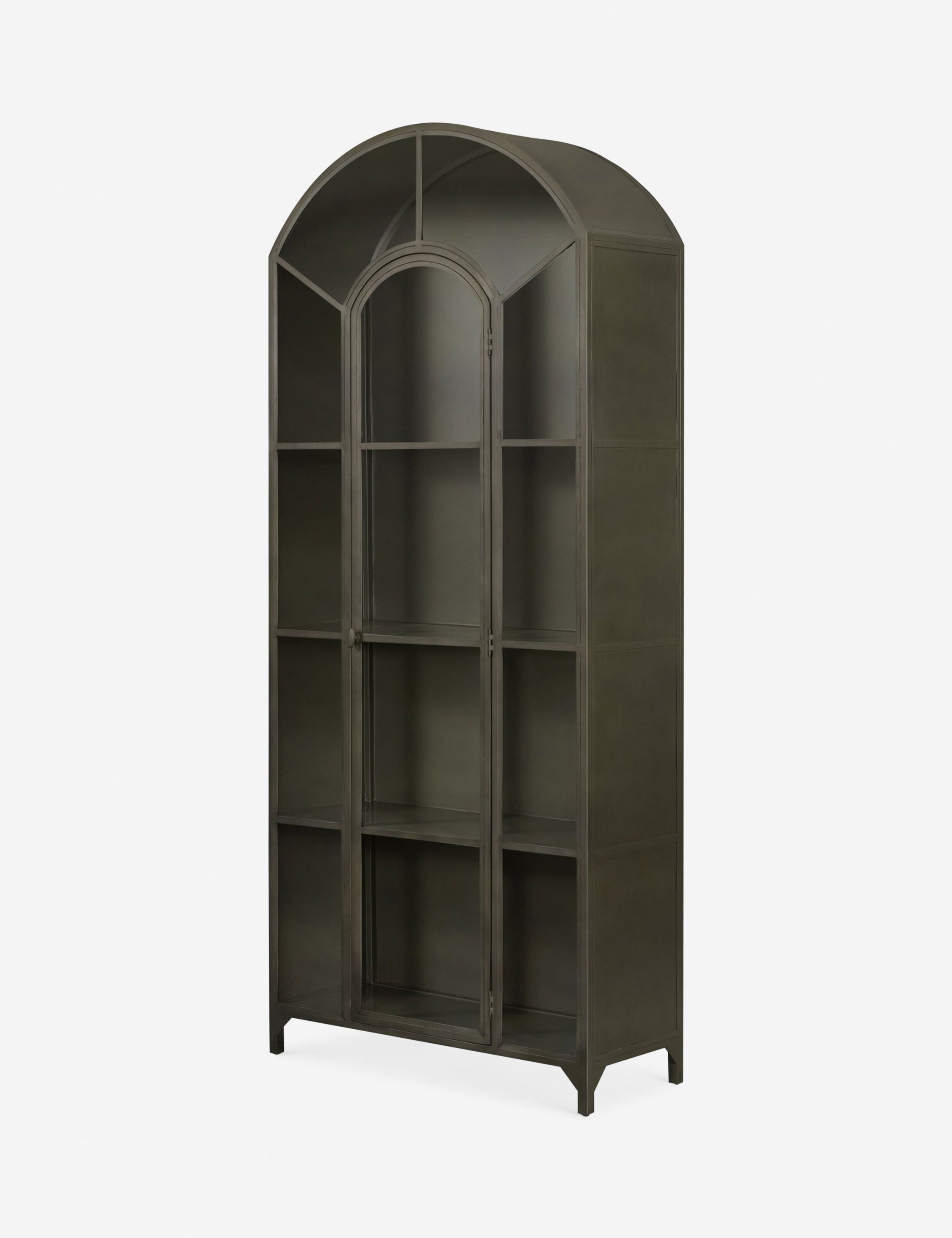 Elegant Cressida Glass Curio Cabinet with LED Lights - Display & Organize Collectibles, China, Antiques - Perfect for Living Room, Dining Room & Home Decor