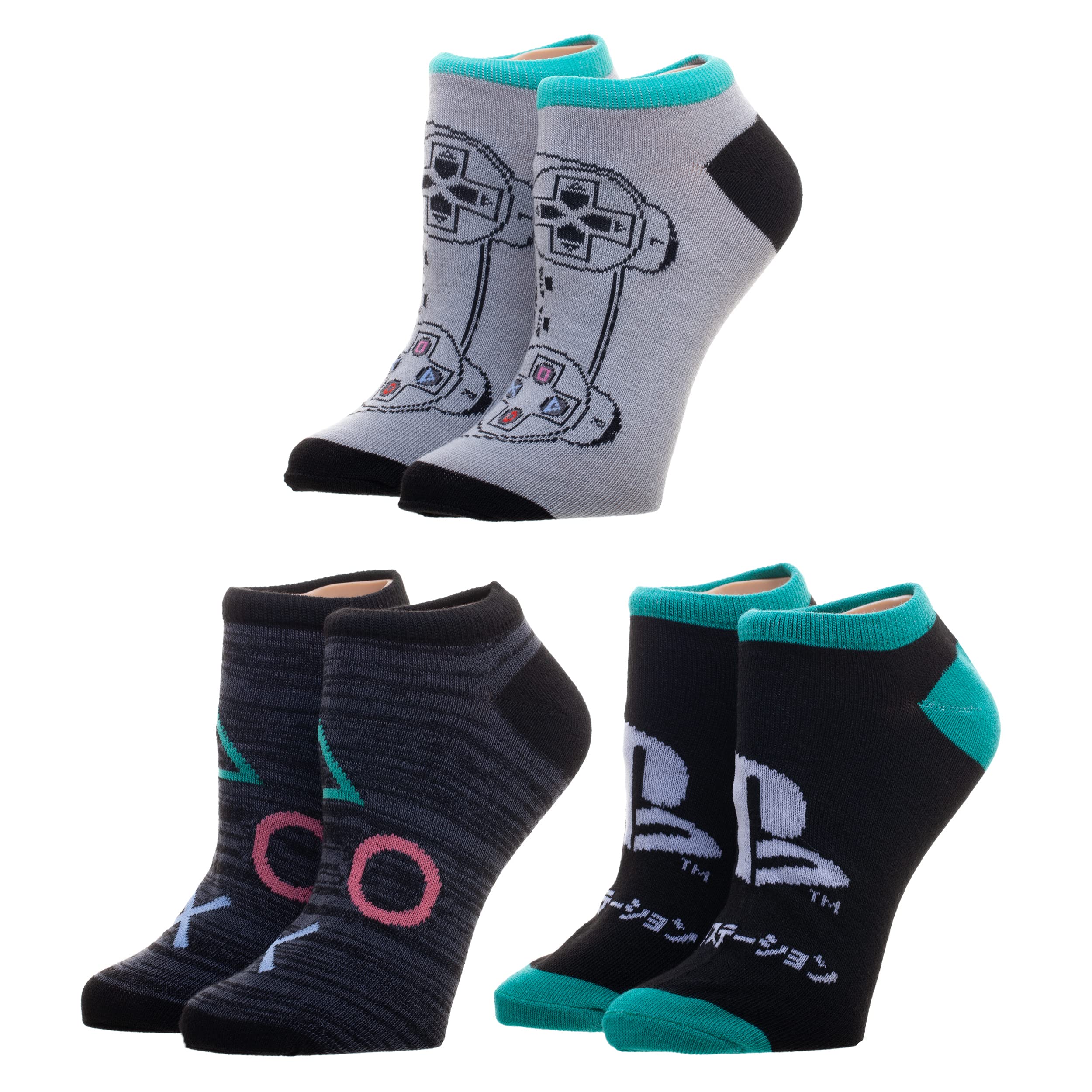 PlayStation Socks - Official Video Game Apparel & Accessories for Men & Women - Comfortable Gaming Socks for PS5, PS4 Fans - Perfect Gift for Gamers