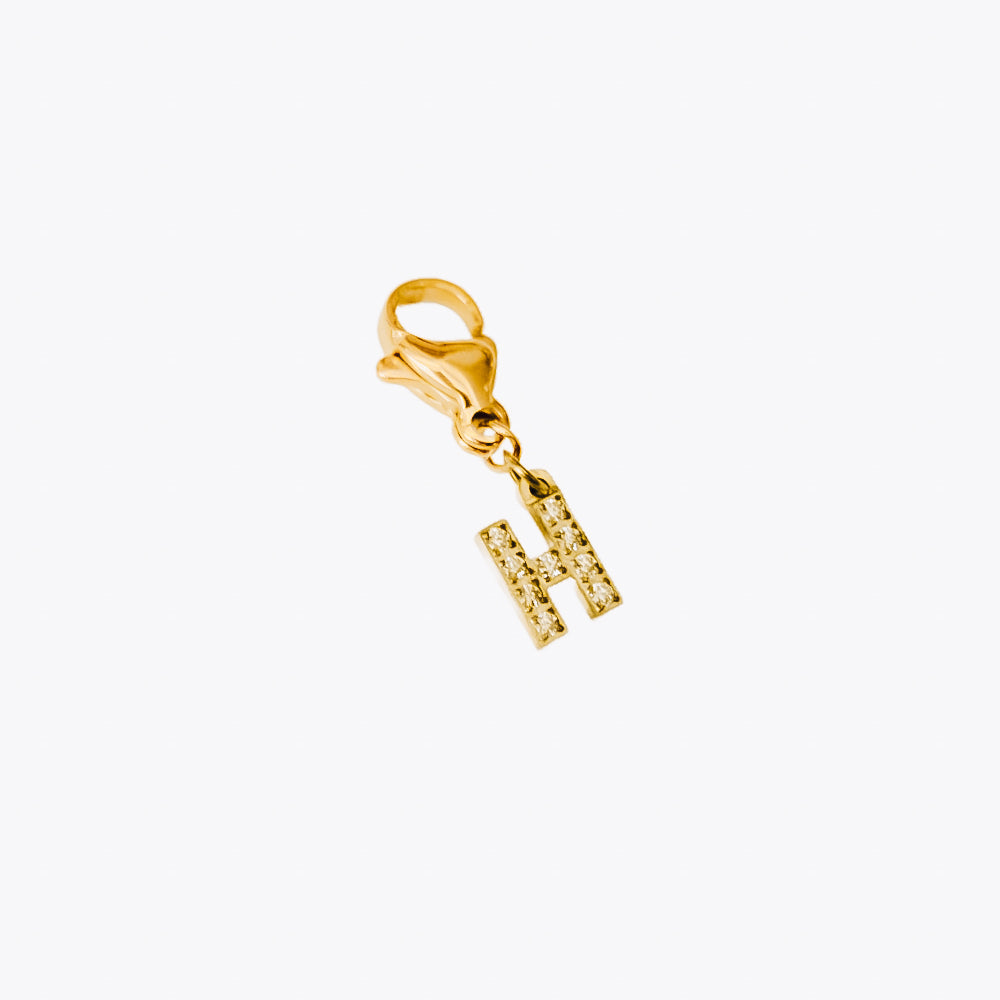 Initial Charm Bar Chanelle Charms - Personalized Waterproof Jewelry for Women | Perfect for Everyday Wear, Gifts & Special Occasions