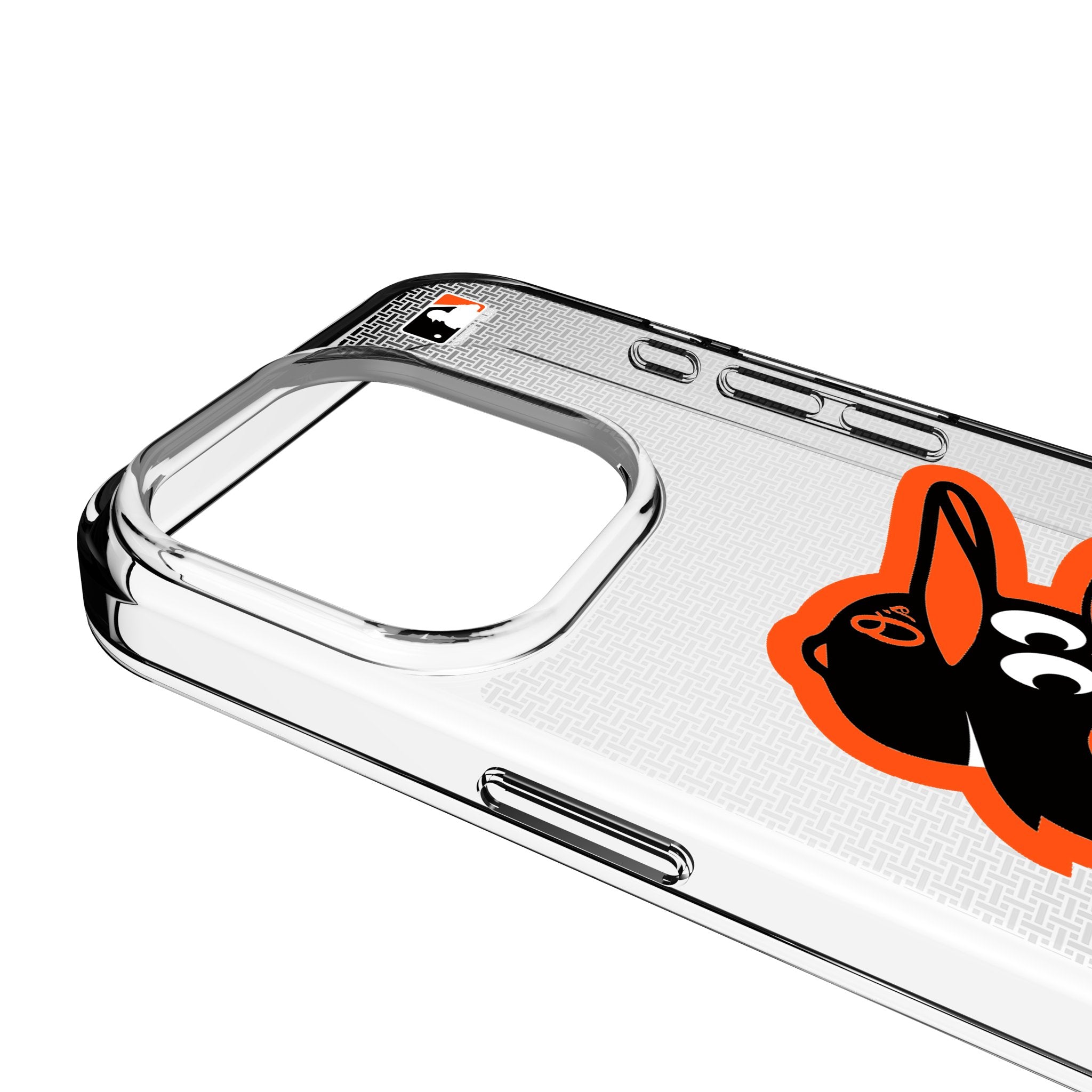 Baltimore Orioles Clear Linen Phone Case for Apple iPhone 14/13/12/11 - Slim Protective Cover with Team Logo - Perfect for Baseball Fans & Game Day