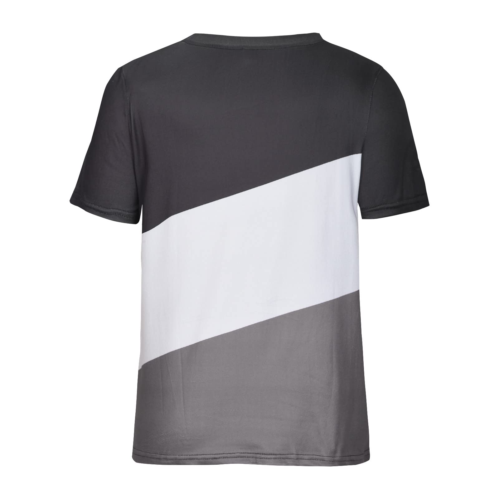 Trendy Women's Summer Tops 2023 - Casual & Dressy Short Sleeve Crew Neck T-Shirts | Color Block Cute Tees, Tunic Shirts & Stylish Blouses | Perfect for Beach Outings, Weekend Brunch & Summer Vacations