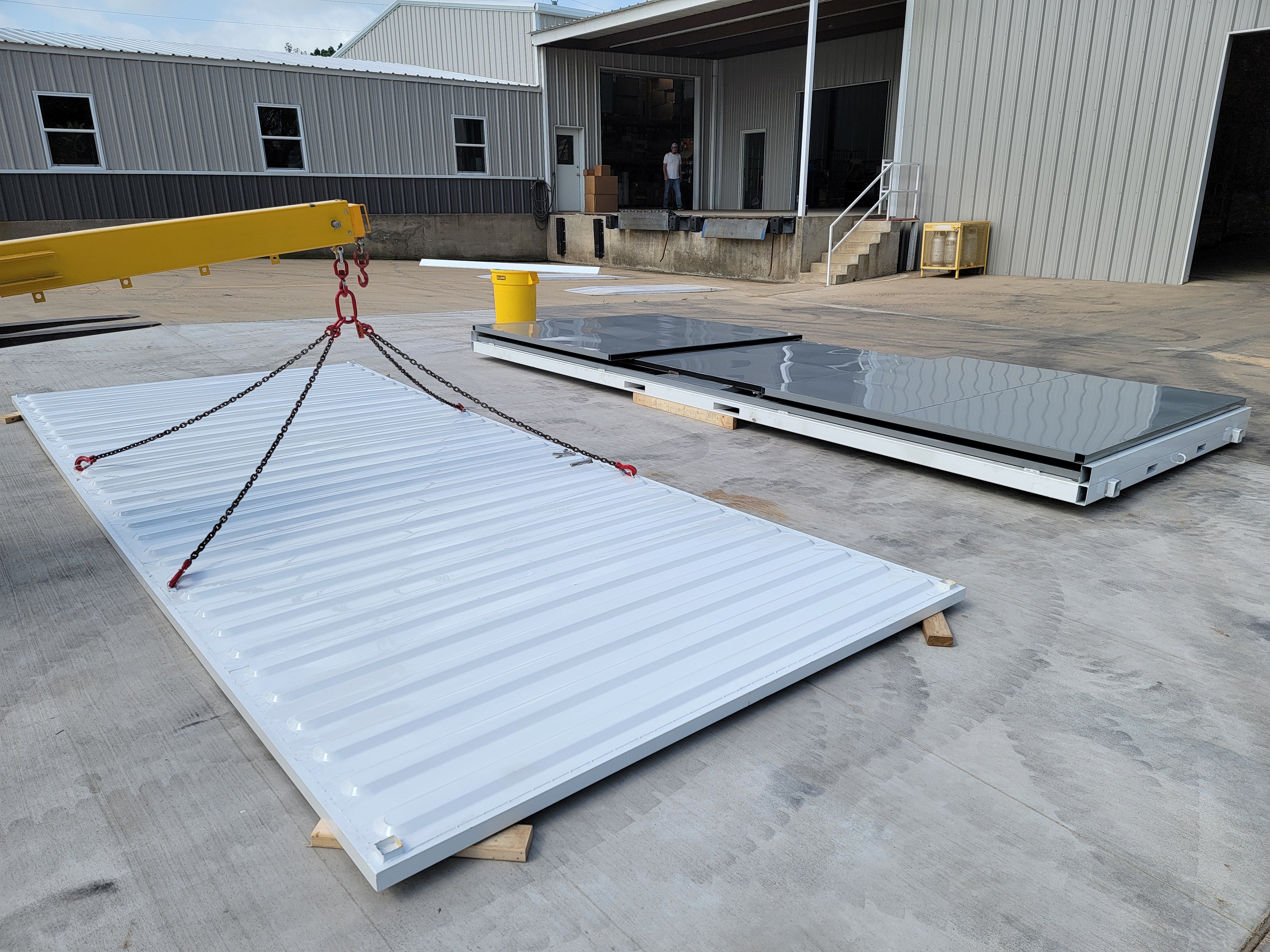 8'x20' Double Livestock Stall - Portable Relocatable Storage Building & Loafing Shed Container for Horses, Cattle, and Farm Animals | Durable Outdoor Shelter for Ranches, Farms, and Agricultural Use