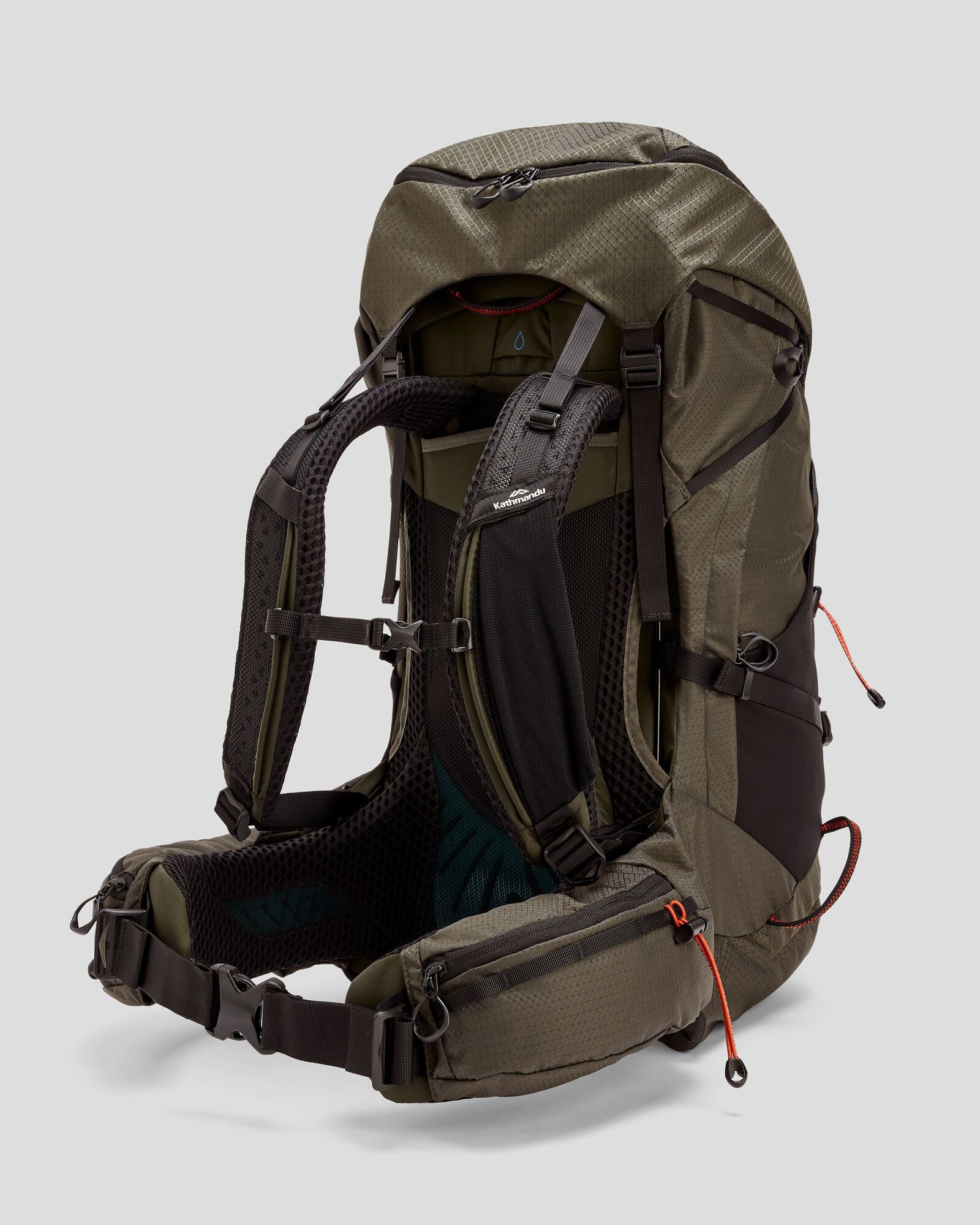 Valorous Pack 48L Dark Moss Hiking Backpack - Waterproof Travel Backpack for Camping, Trekking & Outdoor Adventures