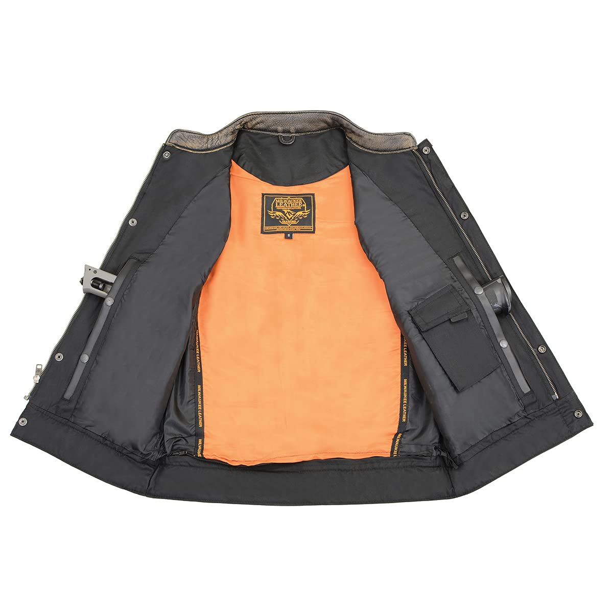 Milwaukee Men's Zip Front Club Vest - Lightweight & Durable for Outdoor Work & Casual Wear