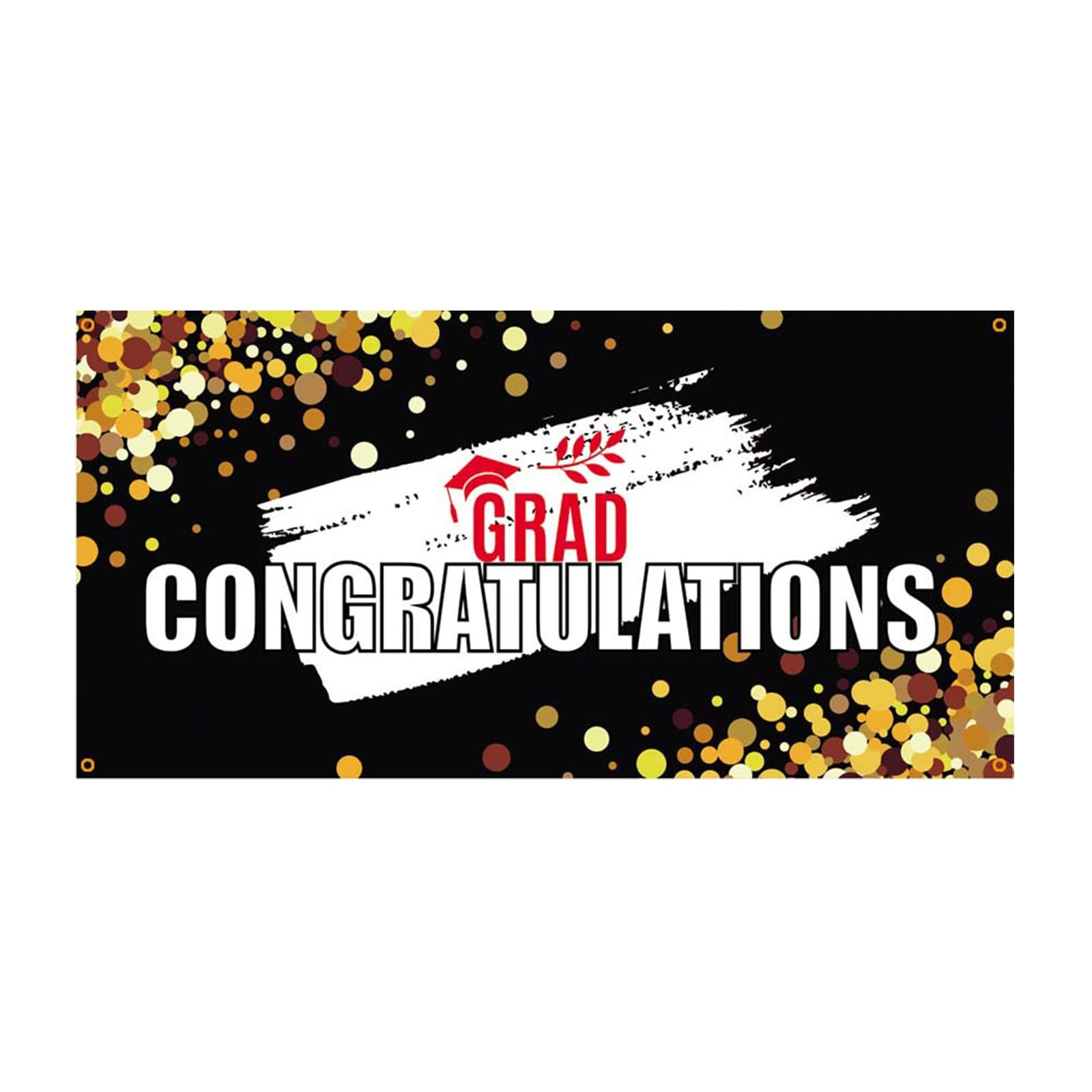 KPO 2022 Graduation Banner 70x36 Inch - Green Photo Backdrop for Graduation Ceremony, Party Decorations & Photography - Perfect for Commencement Photos, School Events & Family Celebrations