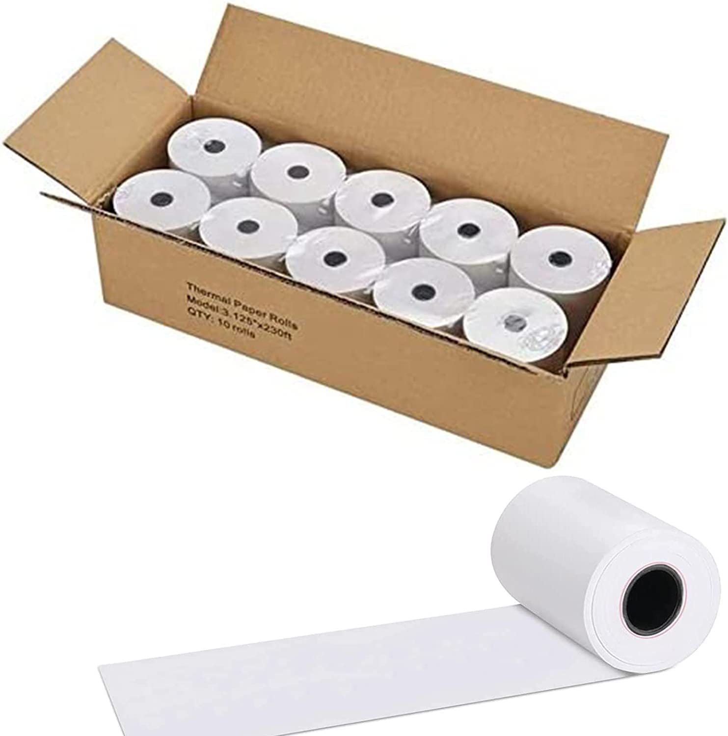 BESTEASY Thermal Receipt Paper Rolls - 3 1/8