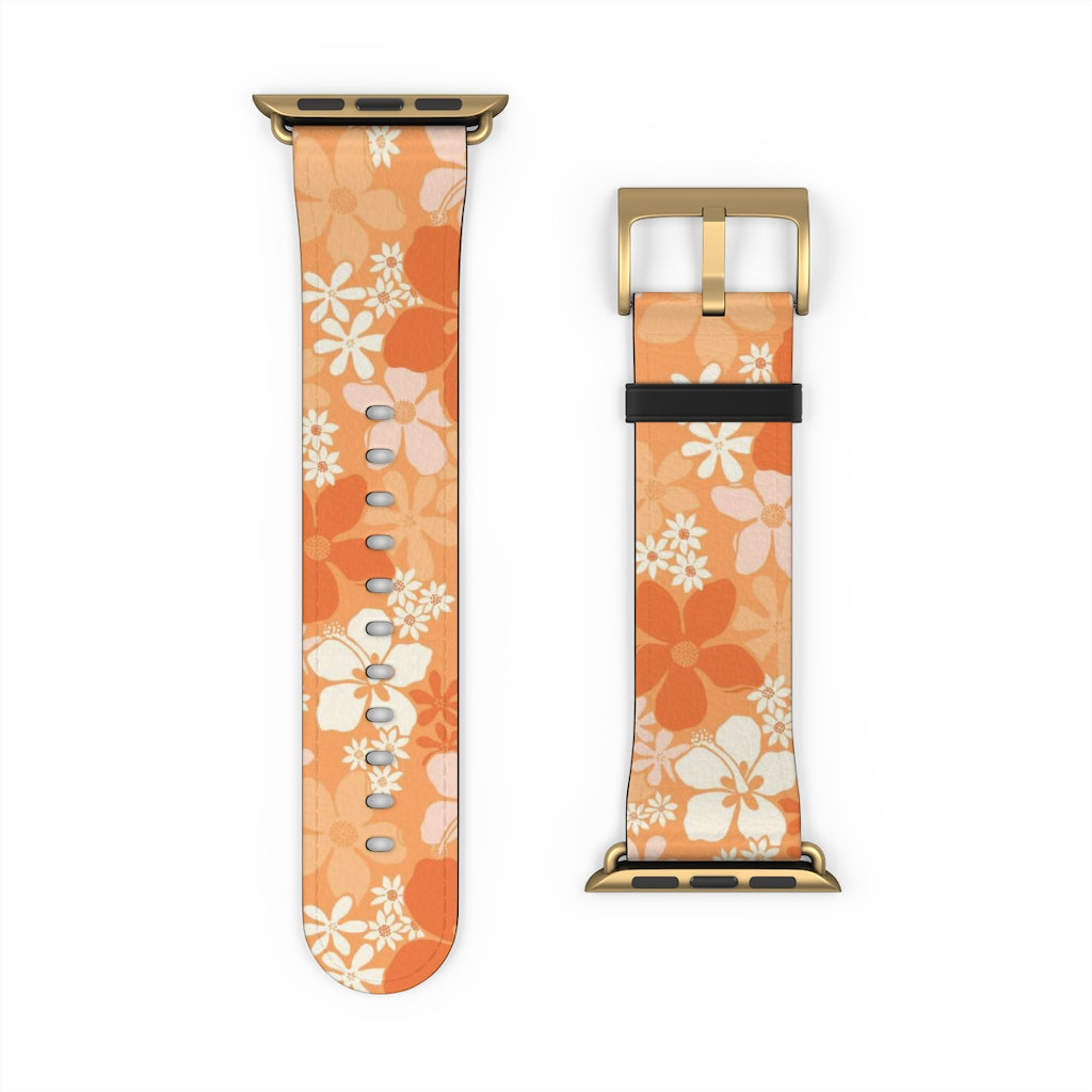 Groovy Pua Watch Band - Durable Silicone Replacement Strap for Apple Watch, Fitbit & Samsung - Perfect for Workouts, Swimming & Everyday Wear