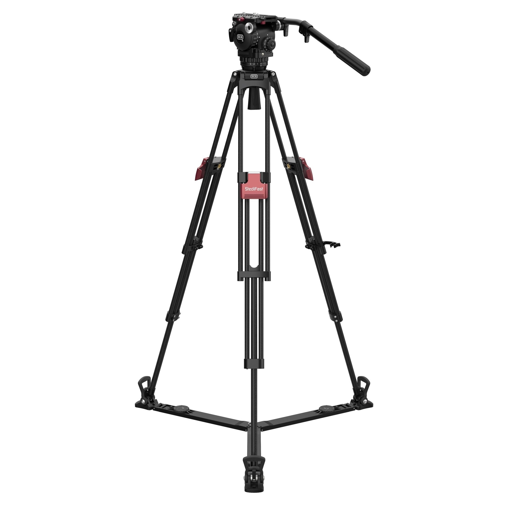 SCG T6 StediFast Tripod System - Professional Camera Tripod with Quick Release Plate for DSLR, Mirrorless & Video Cameras - Perfect for Travel, Vlogging & Outdoor Photography