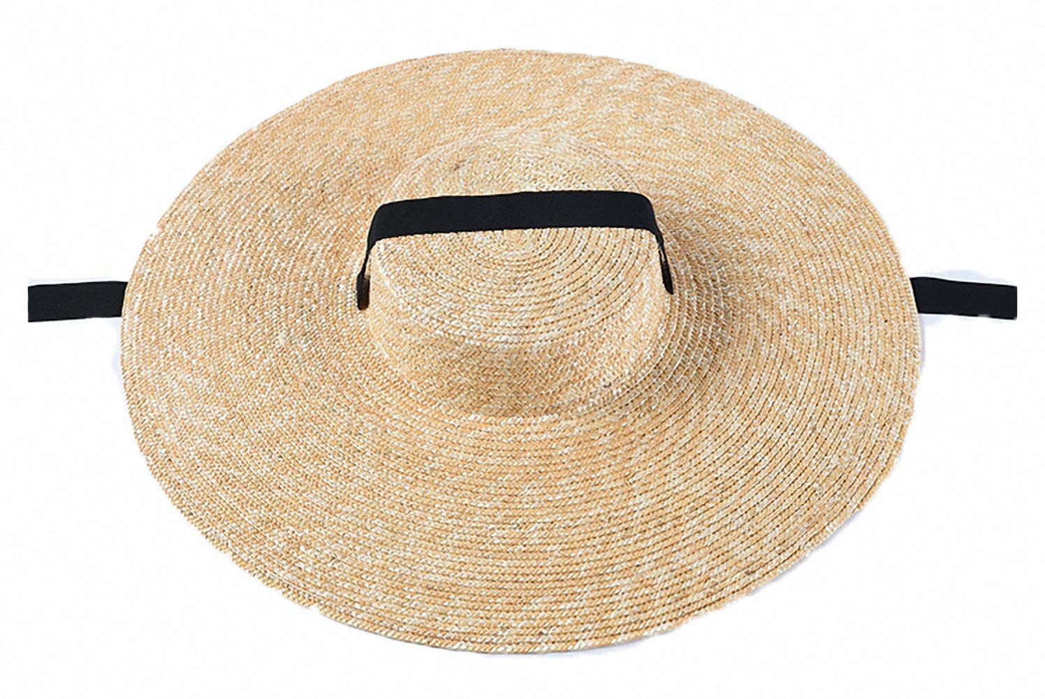 Women's Wide Brim Braided Sun Hat UPF 50+ - Summer Beach Straw Hat with UV Protection for Outdoor, Travel & Vacation