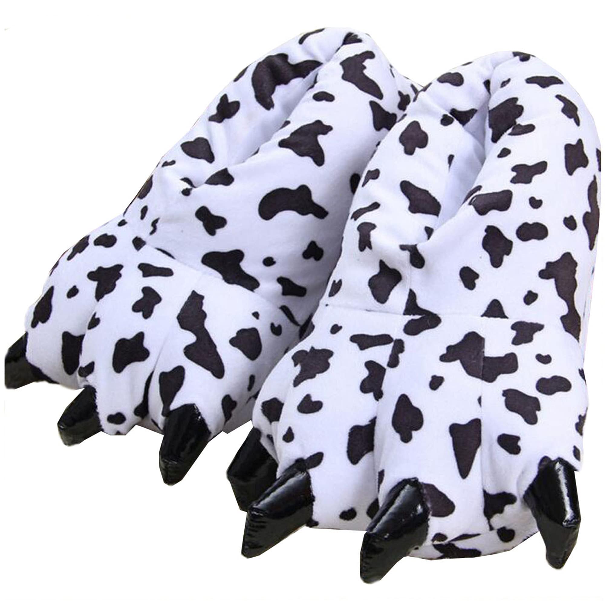Unisex Soft Plush Animal Paw Slippers - Cozy Dinosaur & Bear Paw House Shoes for Women & Men | Perfect for Home, Lounge & Gift Giving