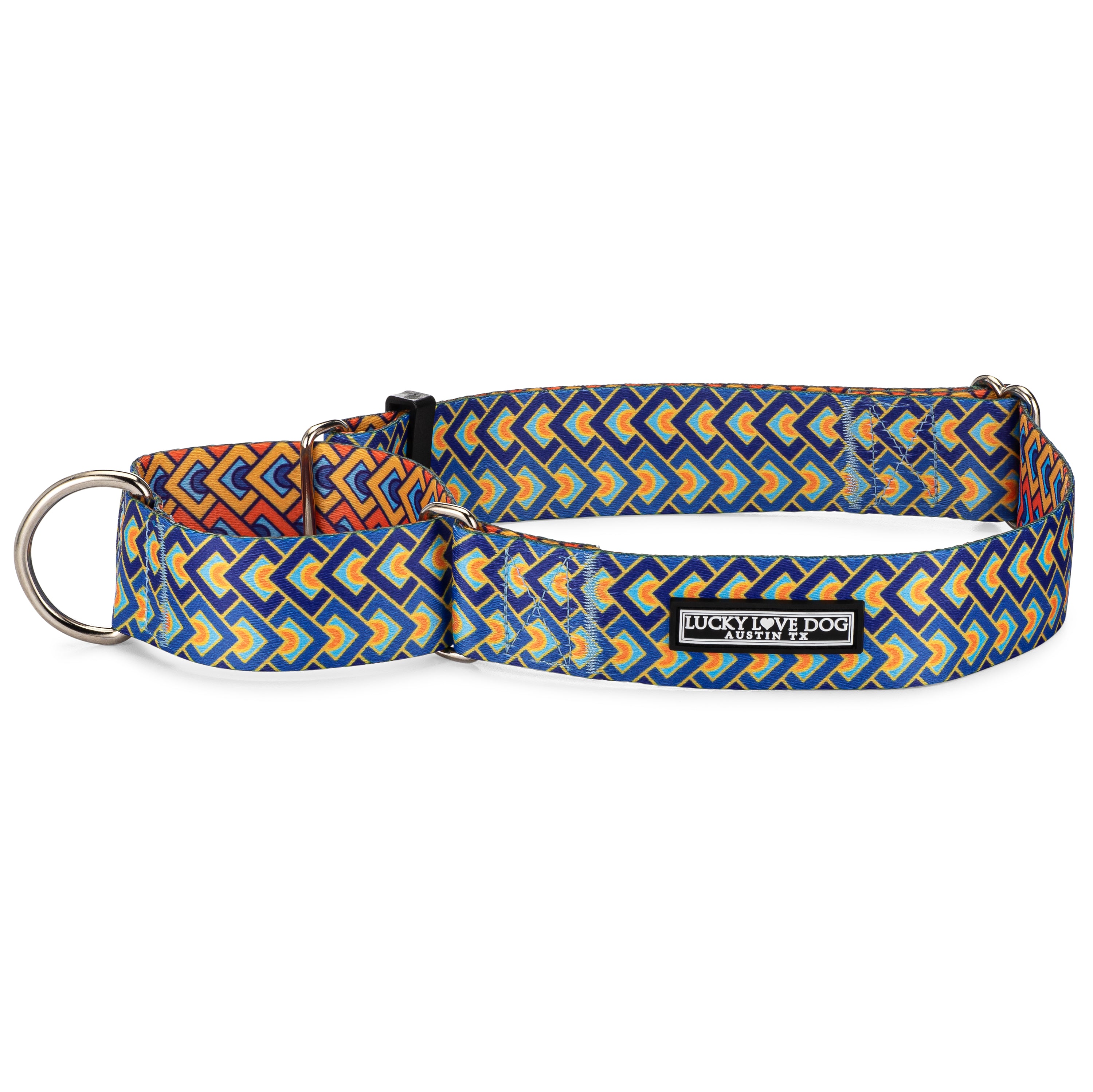 **WIDE Murphy Martingale Dog Collar – Adjustable Training Collar for Medium & Large Dogs – Perfect for Walking, Training & Outdoor Adventures**
