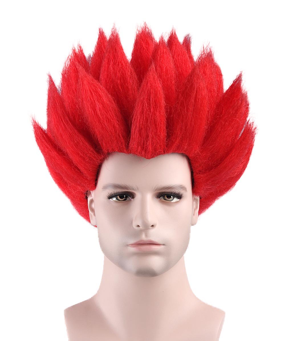 Red Dragon HM-023 Cosplay Wig - Long Wavy Anime Costume Wig for Halloween, Cosplay, Parties & Themed Events - Perfect for Fantasy Characters & Costume Enthusiasts