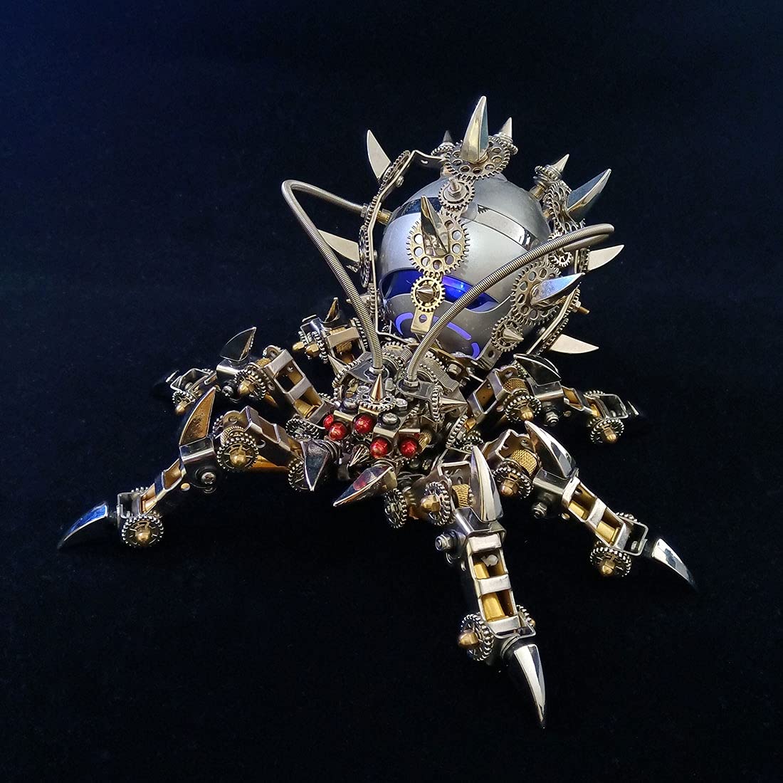 PeleusTech 3D Metal Spider Puzzle Kit - DIY Mechanical Insect Model with Built-in Speaker | STEM Educational Toy for Adults & Kids | Perfect for Home Decoration, Gift Giving & Stress Relief
