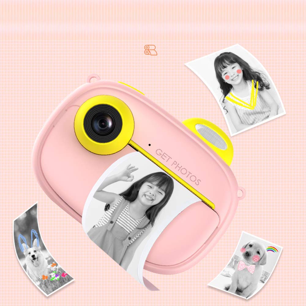 Xinxin Kids Instant Print Digital Camera - 1080P HD Video, 40MP Photos, 1200mAh Battery, Portable Toy Camera for Children | Perfect Gift for Elementary Students, Birthday Parties & Travel Adventures