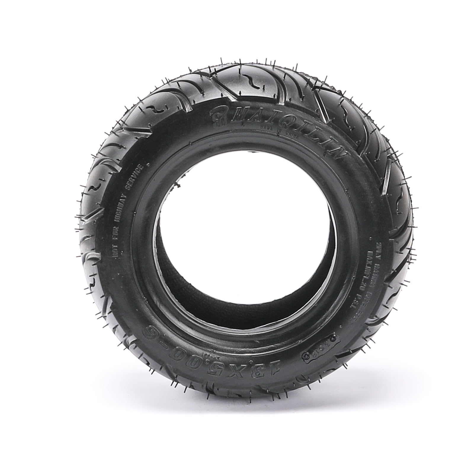 JCMOTO 2 Pack 13x5.00-6 Tubeless Tires for Go Kart, ATV, UTV & Lawn Mower - Heavy Duty All-Terrain Replacement Tires for Off-Road, Farm & Backyard Use
