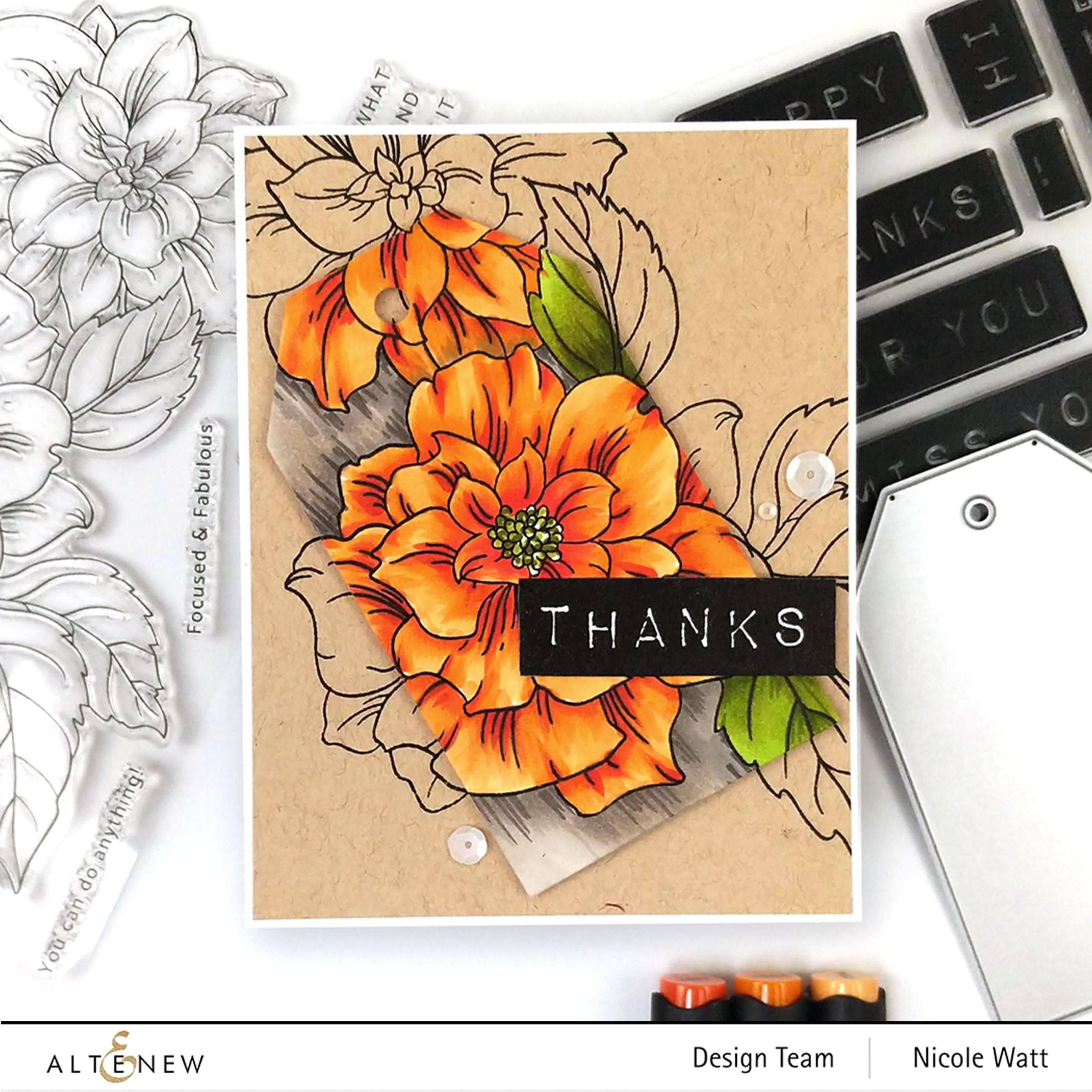 Courageous You Layering Stencil Set (3 in 1) - DIY Card Making, Scrapbooking & Mixed Media Art Supplies for Crafters