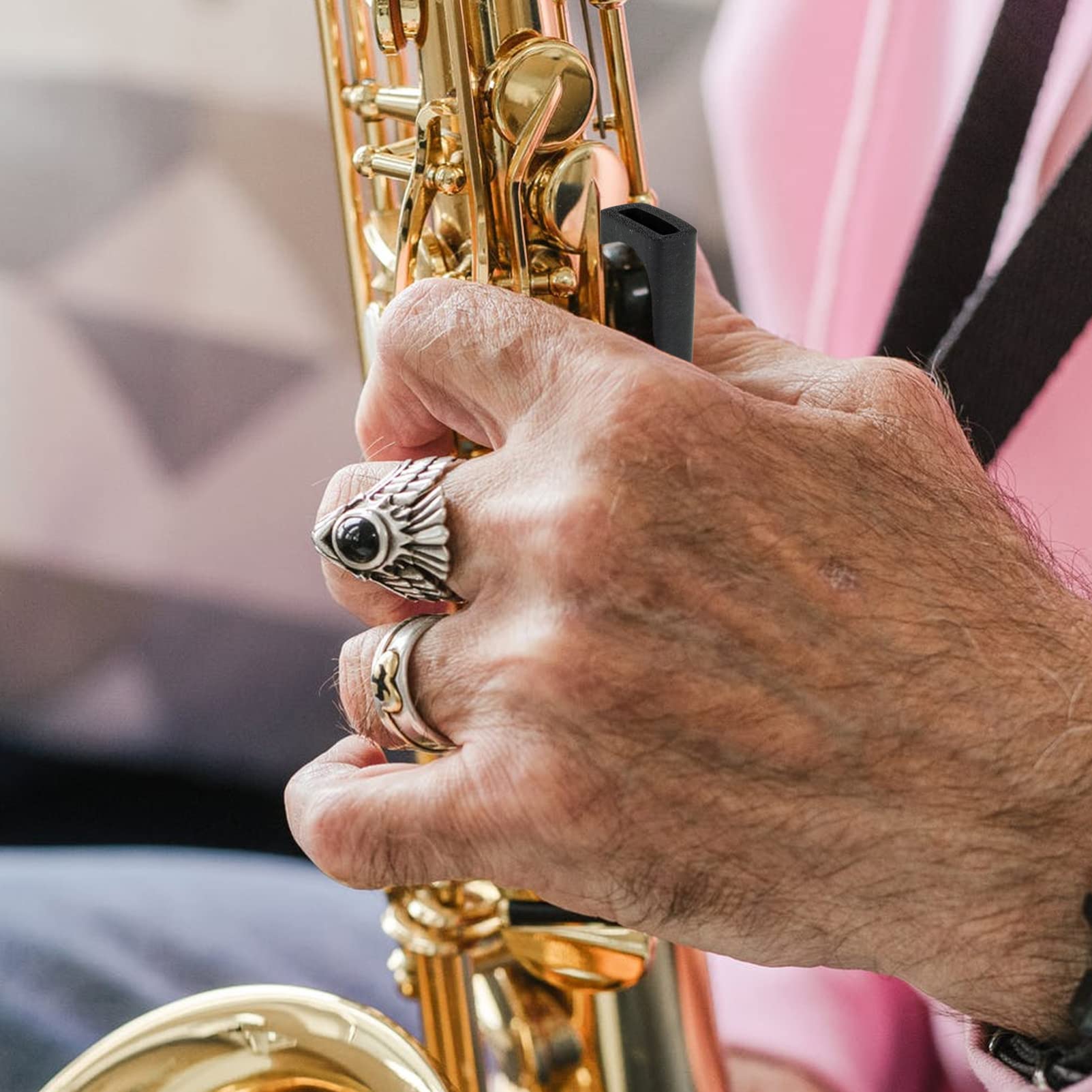 5pcs Saxophone Finger Pads - Comfortable Thumb Support for Saxophone Players | Durable & Easy to Use Sax Accessories | Perfect for Jazz, Band Practice & Professional Performances