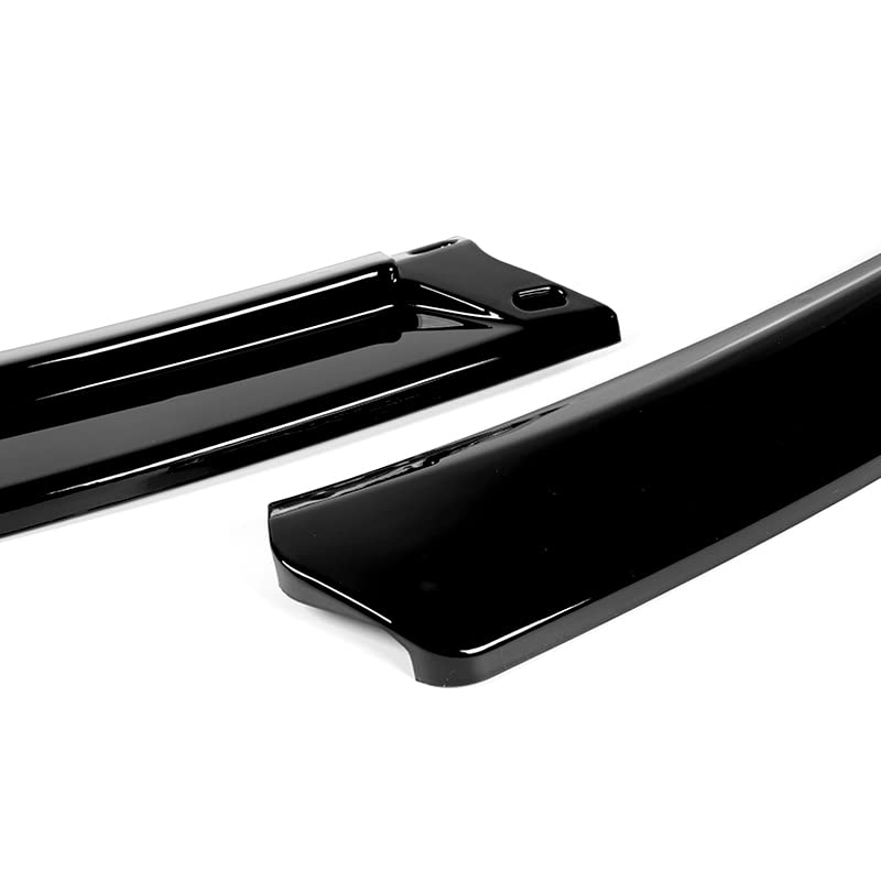 3PCS Front Bumper Lip Kit for 2011-2014 Chevrolet Cruze - STP Style Splitter Trim Protection Spoiler & Air Dam Chin Diffuser (Painted Black) | Enhances Aerodynamics & Sporty Look for Street Racing & Car Shows