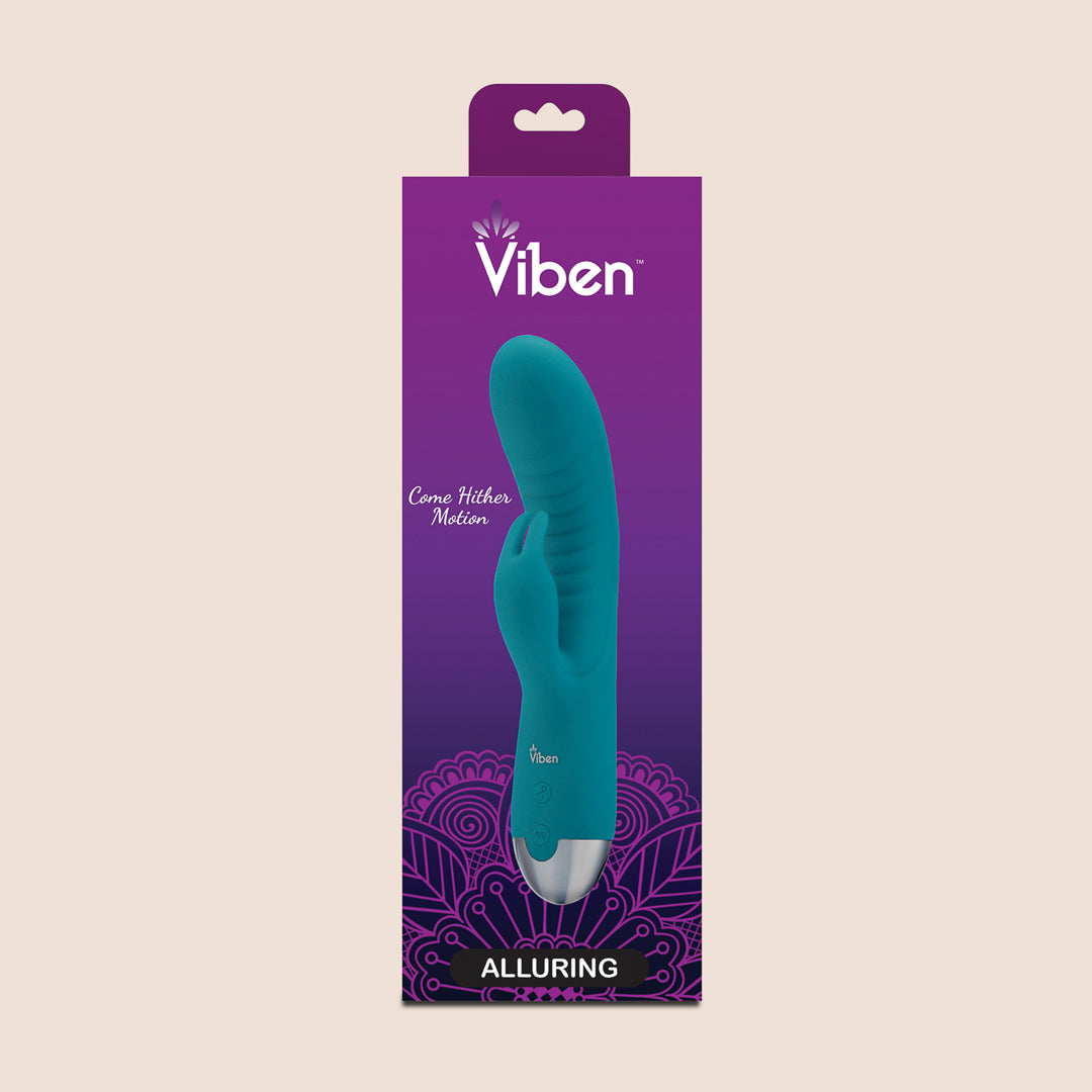 Viben Alluring Come Hither Rabbit Vibrator - Waterproof & Rechargeable Adult Toy for Women | Perfect for Solo Play, Couples & Sensual Exploration