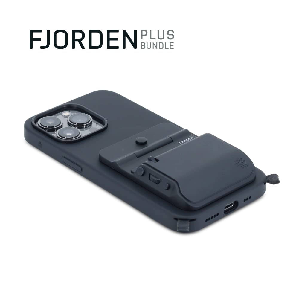 FJORDEN Plus Bundle for iPhone 12/12 Pro - MagSafe Compatible Camera Grip Phone Case - Professional Photography Accessories for iPhone | Perfect for Vlogging, Travel & Social Media Content Creation