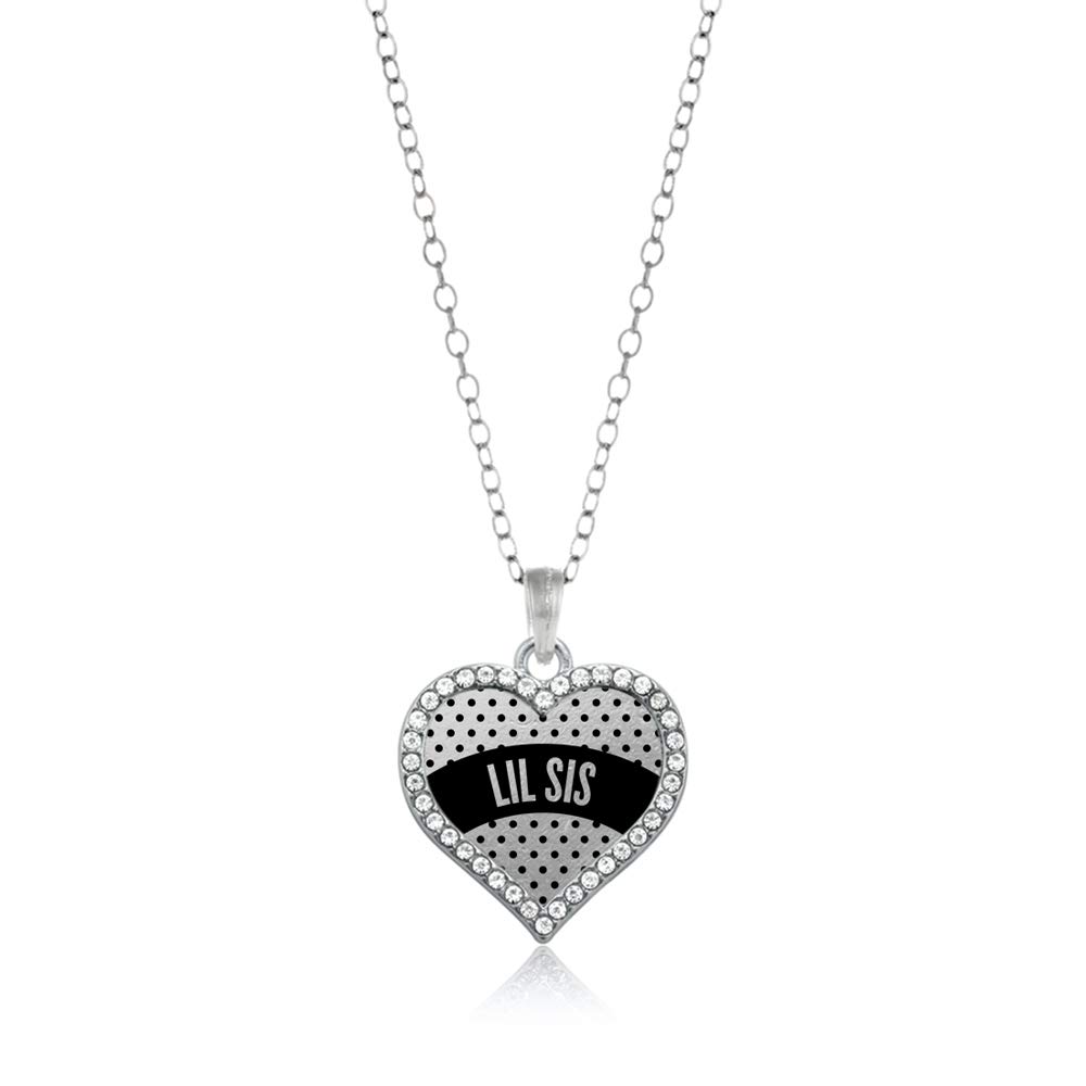 Inspired Silver - 18 Inch Sterling Silver Open Heart Charm Necklace with Cubic Zirconia for Women | Elegant Layering Jewelry for Valentine's Day, Anniversary & Everyday Wear