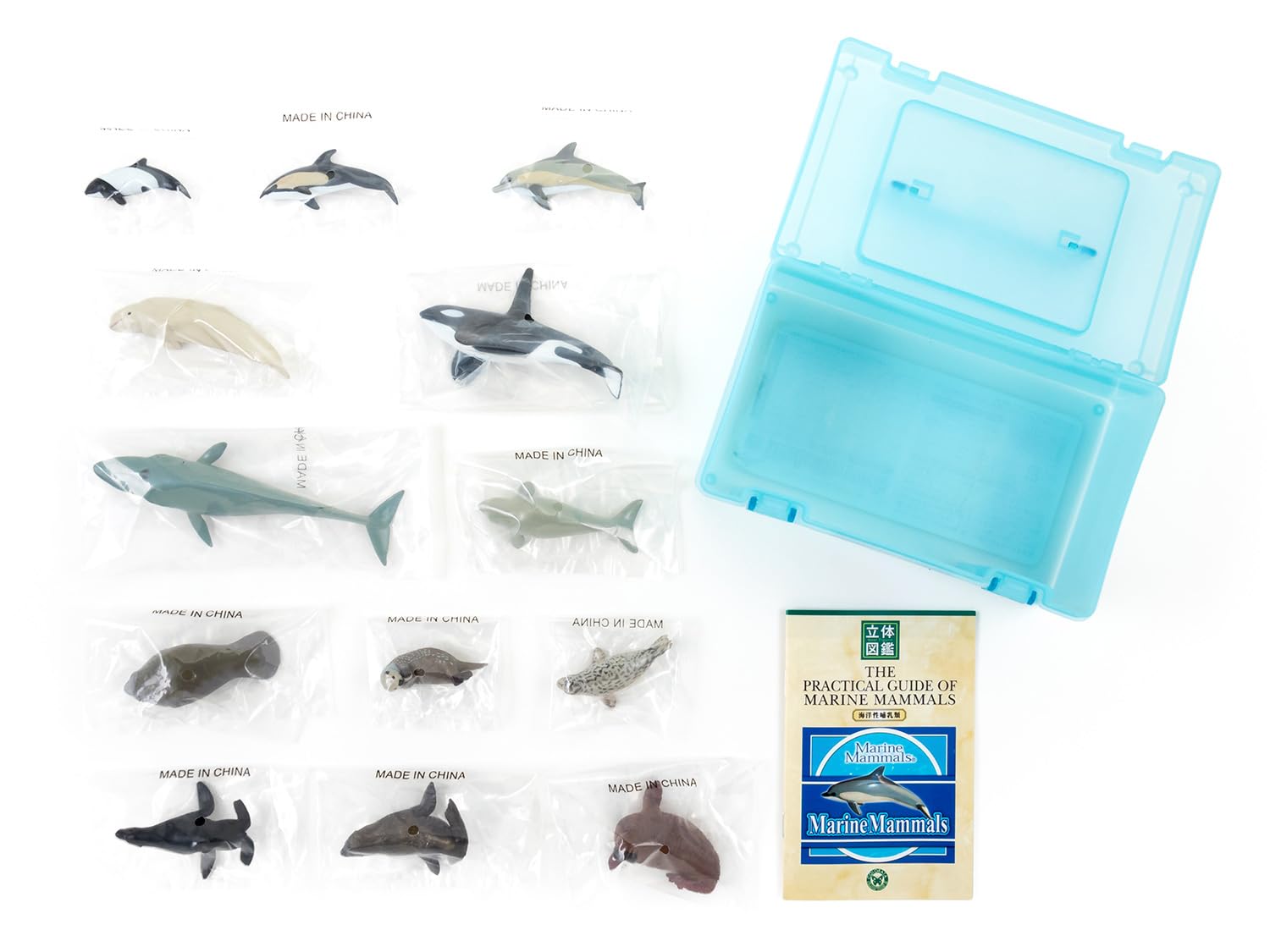 Authentic Marine Mammal Figurine Set - Lifelike Dolphin, Whale & Seal Collectibles for Kids & Adults | Perfect for Educational Play, Ocean-Themed Decor & Gift Giving