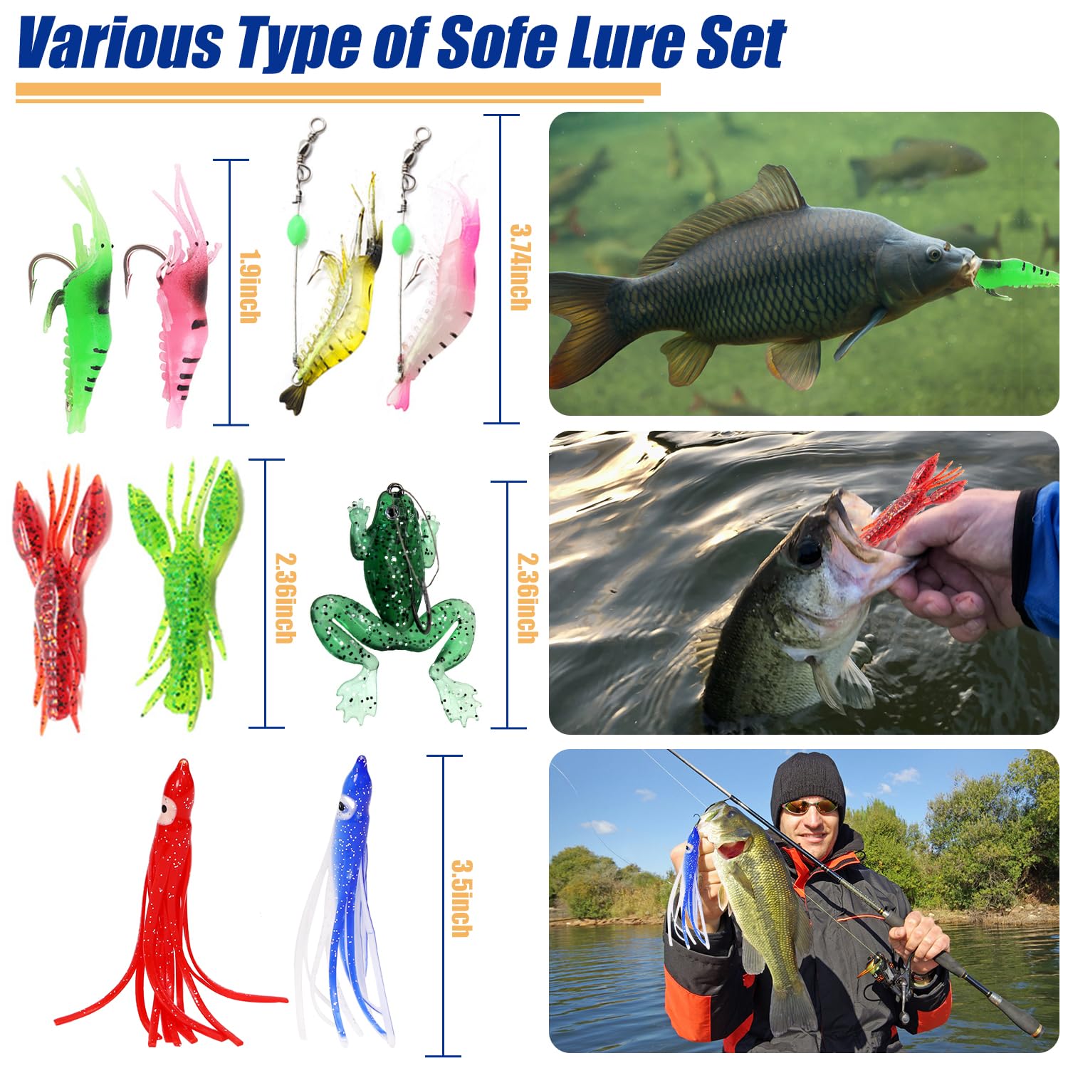 2023 Kederwa Fishing Advent Calendar for Men & Teens - 24-Day Countdown with Spoons, Minnows, Poppers, Crankbaits & VIB Lures | Perfect Christmas Gift for Dad, Grandpa, Brother & Boyfriend | Great for Holiday Countdowns, Fishing Enthusiasts & Outdoor Adventures