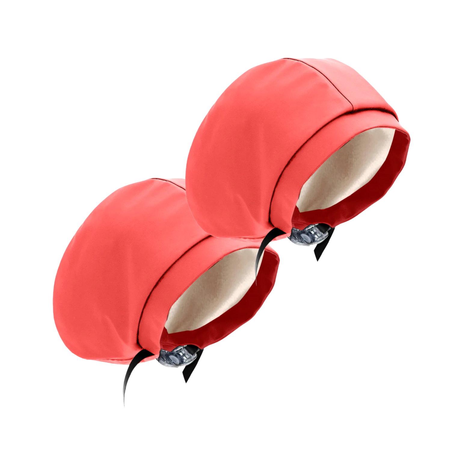 Hairbrella Satin Lined Waterproof Swim Cap - Adjustable Silicone Swimming Cap for Women & Men (2 Pack) - Perfect for Pool, Beach & Water Aerobics