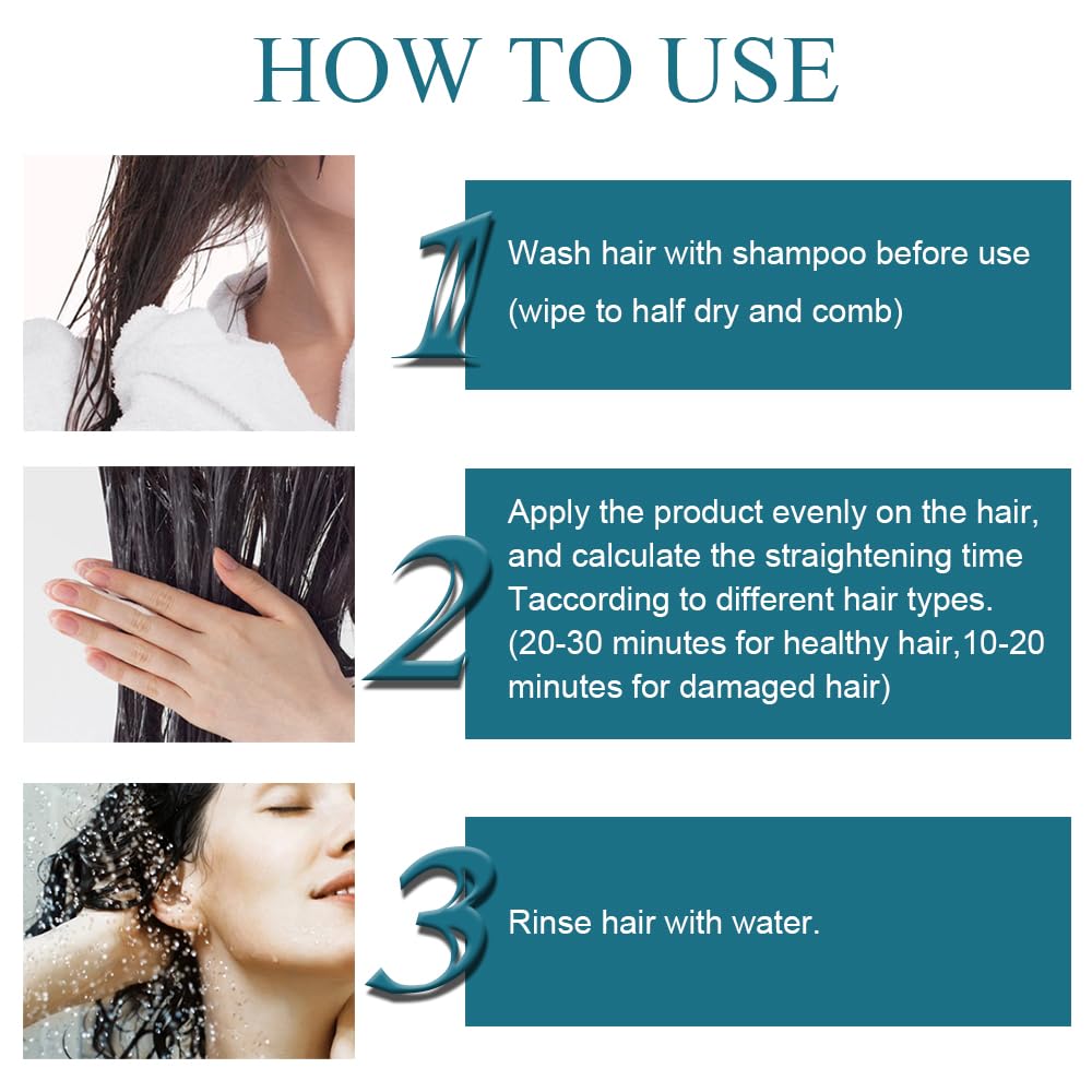 Fengyang Keratin Hair Smoothing Cream - Professional Straightening & Nourishing Treatment for Frizzy, Curly Hair | Salon-Quality at Home | Perfect for Damaged, Unmanageable Hair Before Special Occasions