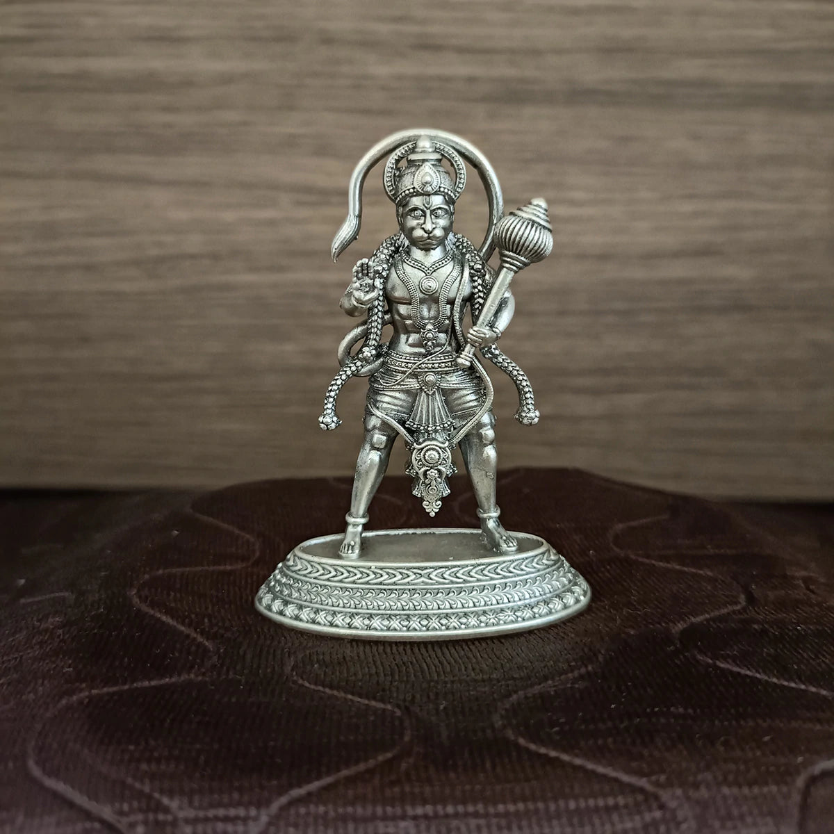 925 Pure Silver Hanuman Ji Idol - Authentic Hindu God Statue for Home Blessings, Housewarming Gifts & Spiritual Decor | Perfect for Puja Altar, Meditation Space & Indian Home Decor