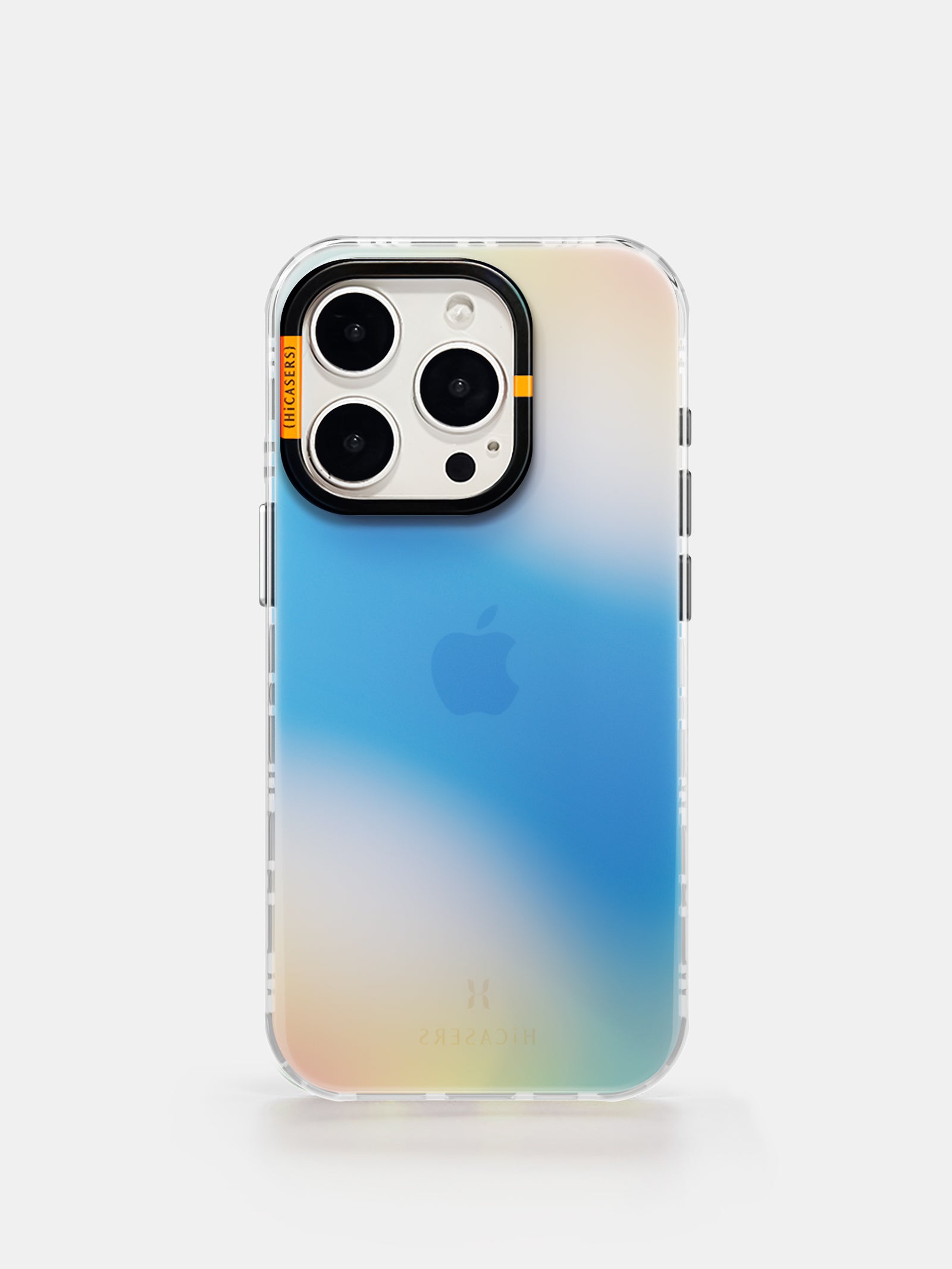 Vibrant Iridescent Phone Case - Aqua & Peach Color Changing Design for iPhone & Samsung | Perfect for Parties, Festivals & Everyday Glam