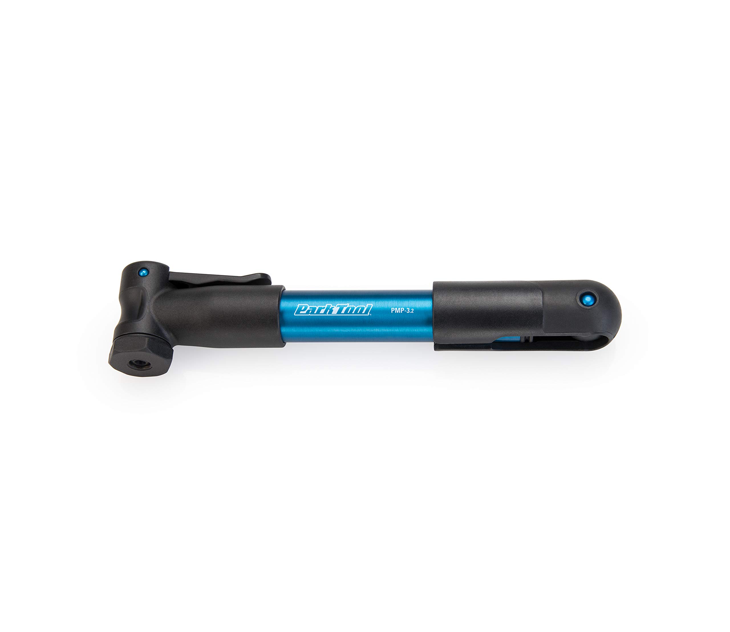 Park Tool PMP-3.2B Professional Bike Tire Pump with Gauge - High Pressure Presta & Schrader Valve Compatible - Perfect for Road Bikes, Mountain Bikes & Cycling Enthusiasts