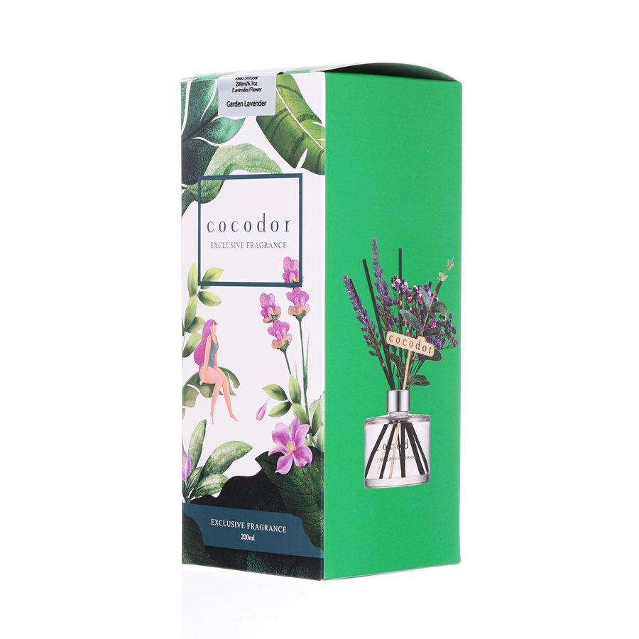COCOD'OR Lavender Essential Oil Diffuser 200ml - Garden Lavender Aromatherapy for Home, Office & Spa | Relaxing Scent for Stress Relief & Better Sleep