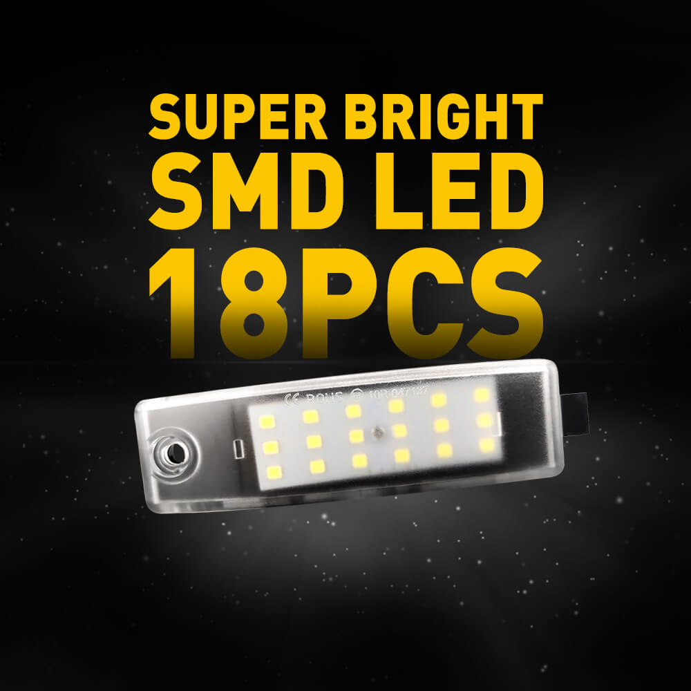 Bright LED License Plate Light Bulbs for 2008-2013 Toyota Highlander, 2004-2006 Scion xB, 1999-2003 Lexus RX300 - Super White Illumination, Easy Installation, Waterproof - Perfect for Night Driving & Enhanced Vehicle Appearance