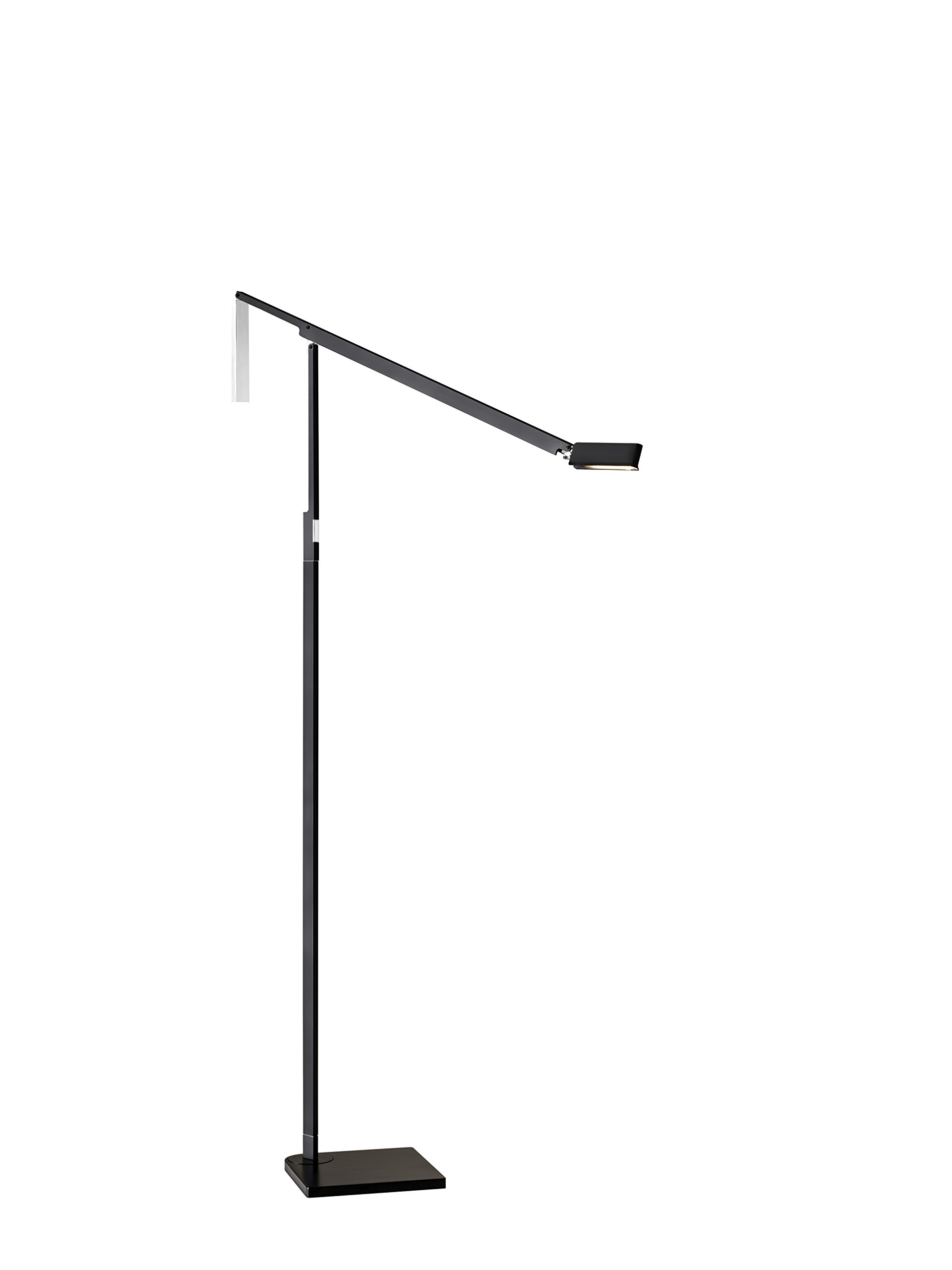 ADS360 AD9141-22 Lazzaro Modern LED Floor Lamp in Black/Gray - Perfect for Living Room, Bedroom & Office Lighting