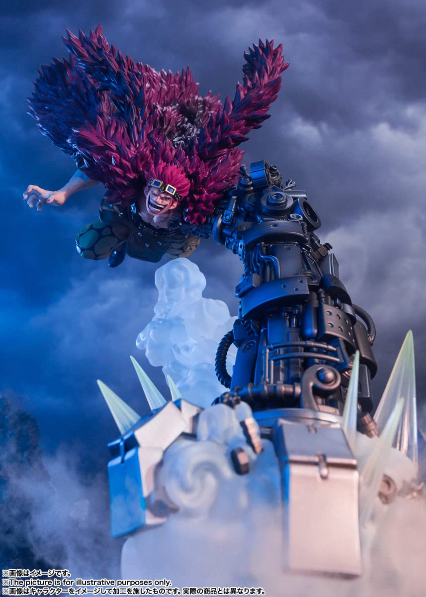TAMASHII NATIONS One Piece Eustass Kid Battle of Monsters on Onigashima Action Figure - Bandai Spirits FiguartsZERO Collectible Statue for Anime Fans & Display Collection | Perfect for Home Decor, Office Display, and Anime Convention Showcase