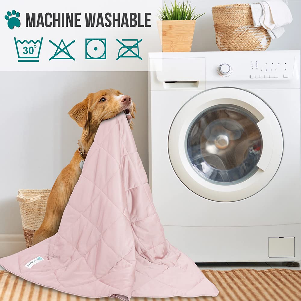 Premium Cooling Dog Blanket - Reversible Fuzzy Pet Throw for Dogs & Cats - Sofa Protector, 60x80 Pink - Perfect for Beds & Couches